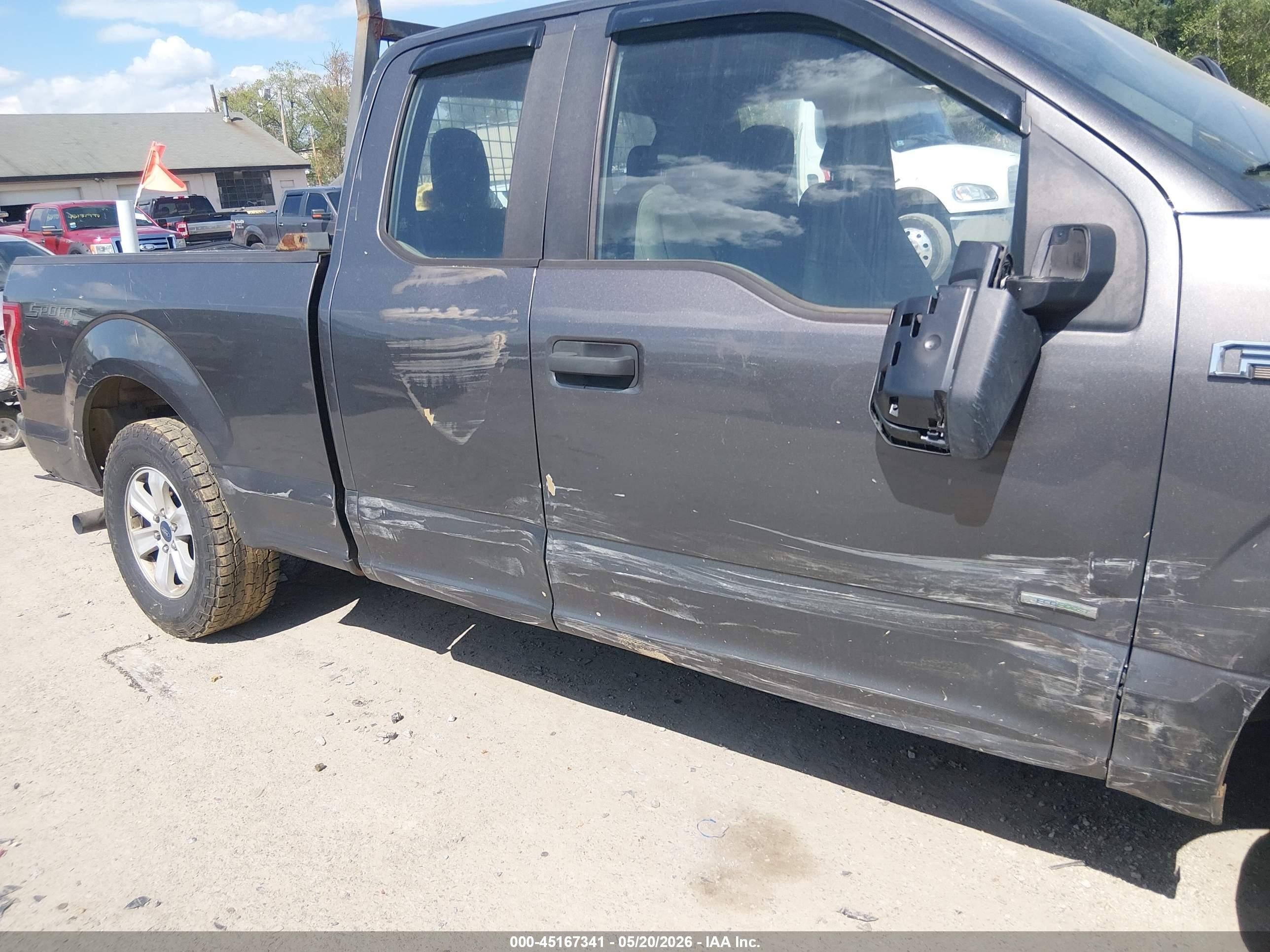 2015 Ford F-150 Xl Gray vin: 1FTEX1EPXFKE45162