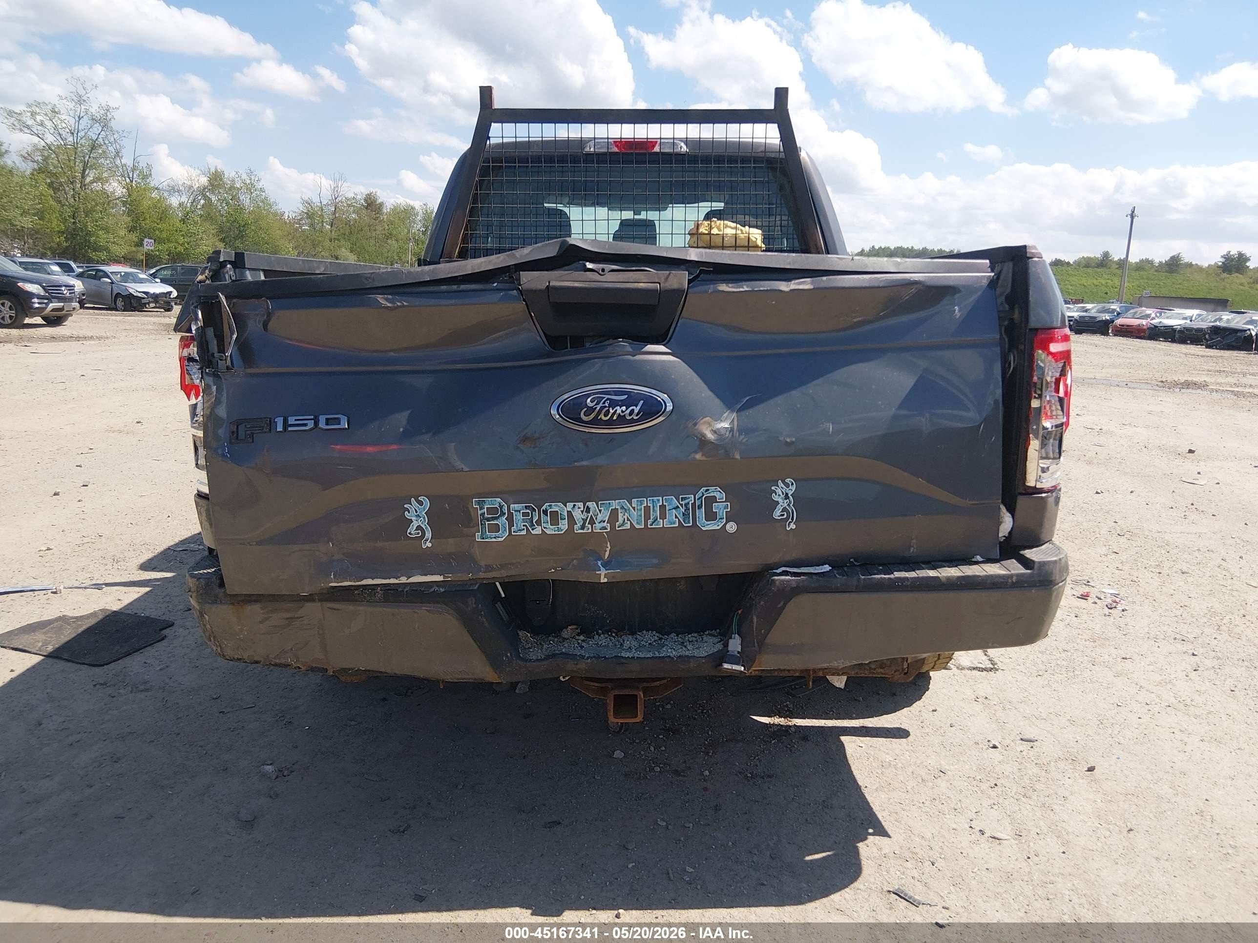 2015 Ford F-150 Xl Gray vin: 1FTEX1EPXFKE45162