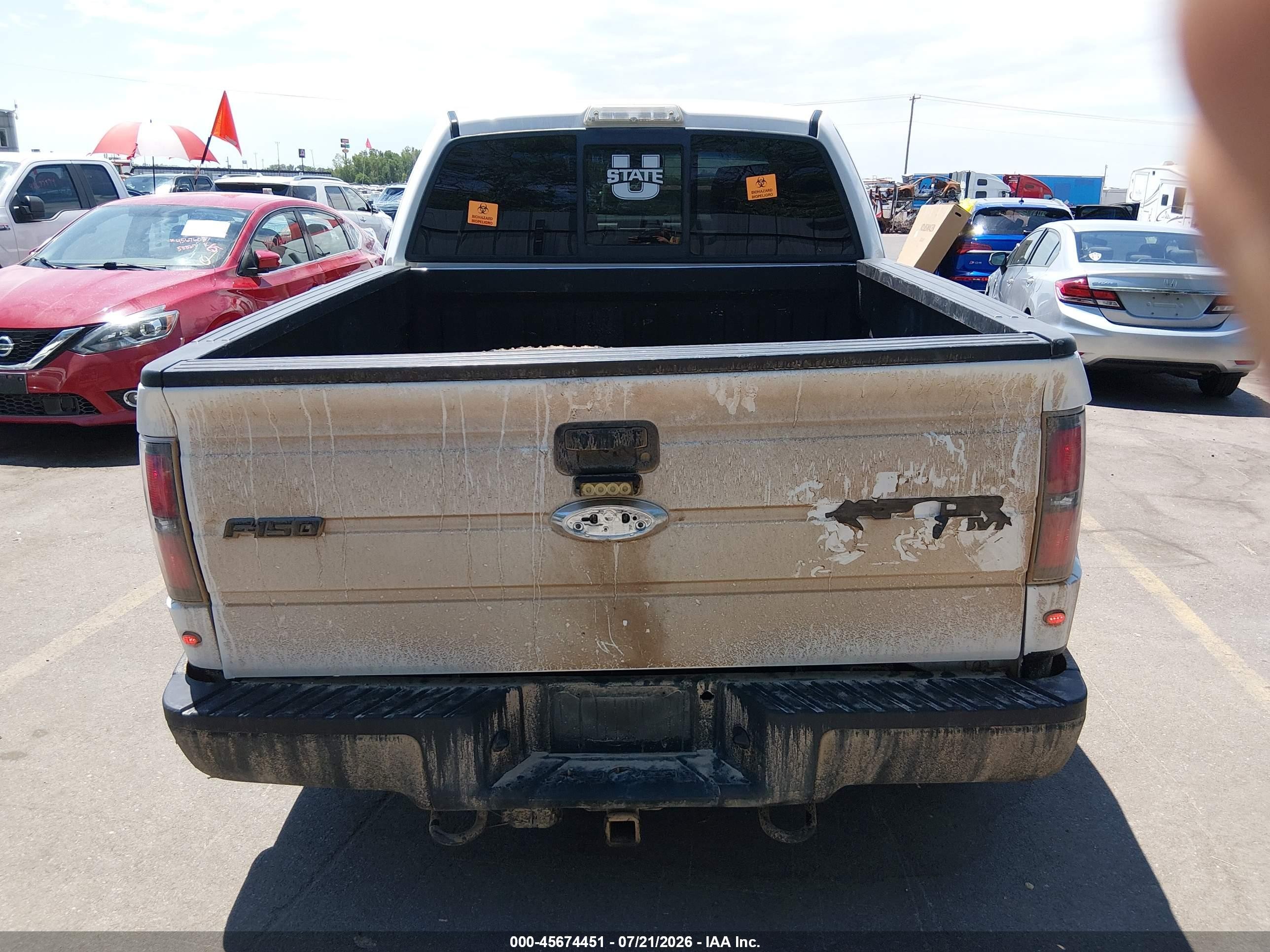 2010 Ford F-150 Svt Raptor White vin: 1FTEX1EV0AFB55870