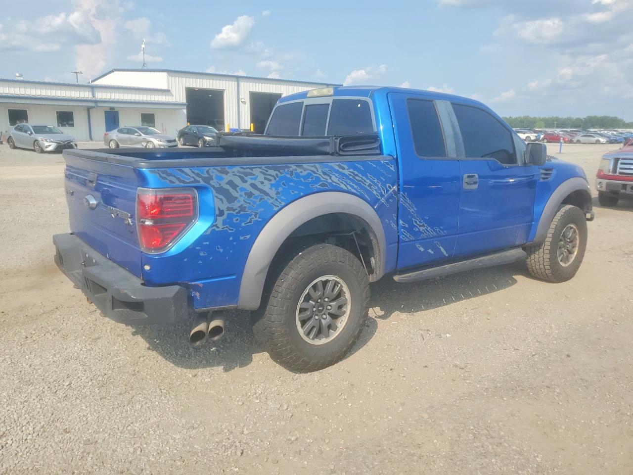 2010 Ford F150 Super Cab Blue vin: 1FTEX1EV2AFA75535