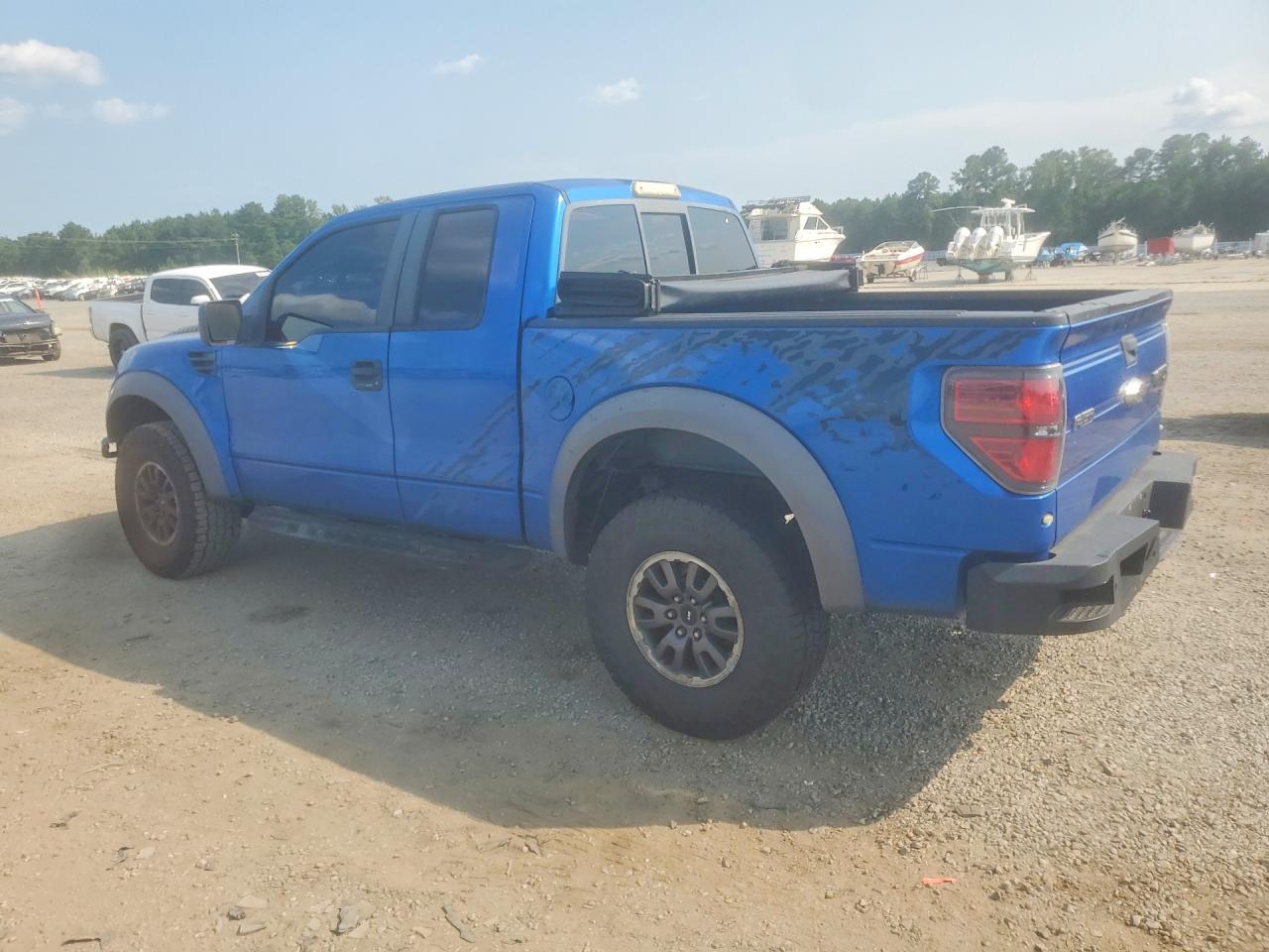 2010 Ford F150 Super Cab Blue vin: 1FTEX1EV2AFA75535