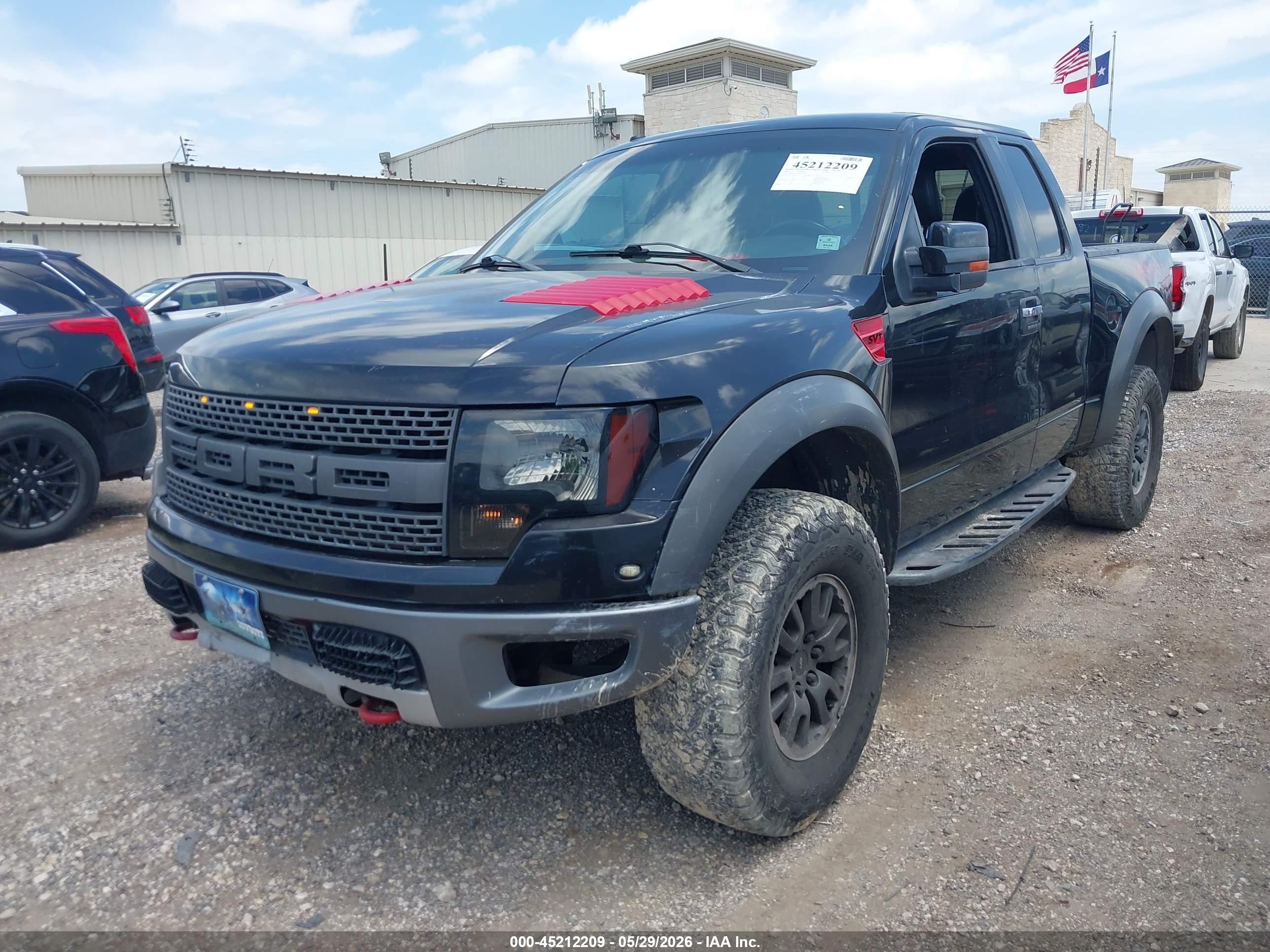 2010 Ford F-150 Svt Raptor Black vin: 1FTEX1EV4AFA29768