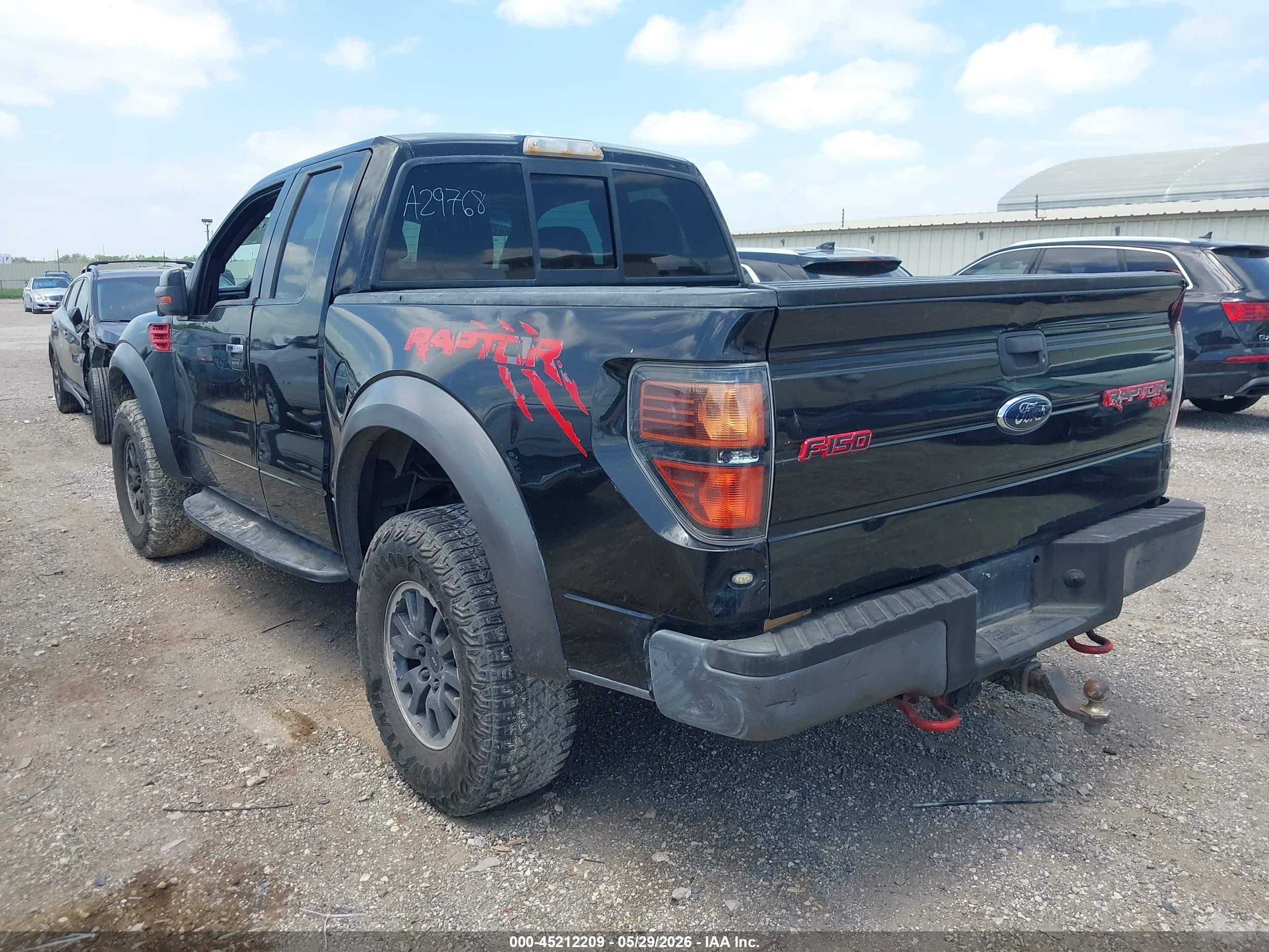 2010 Ford F-150 Svt Raptor Black vin: 1FTEX1EV4AFA29768