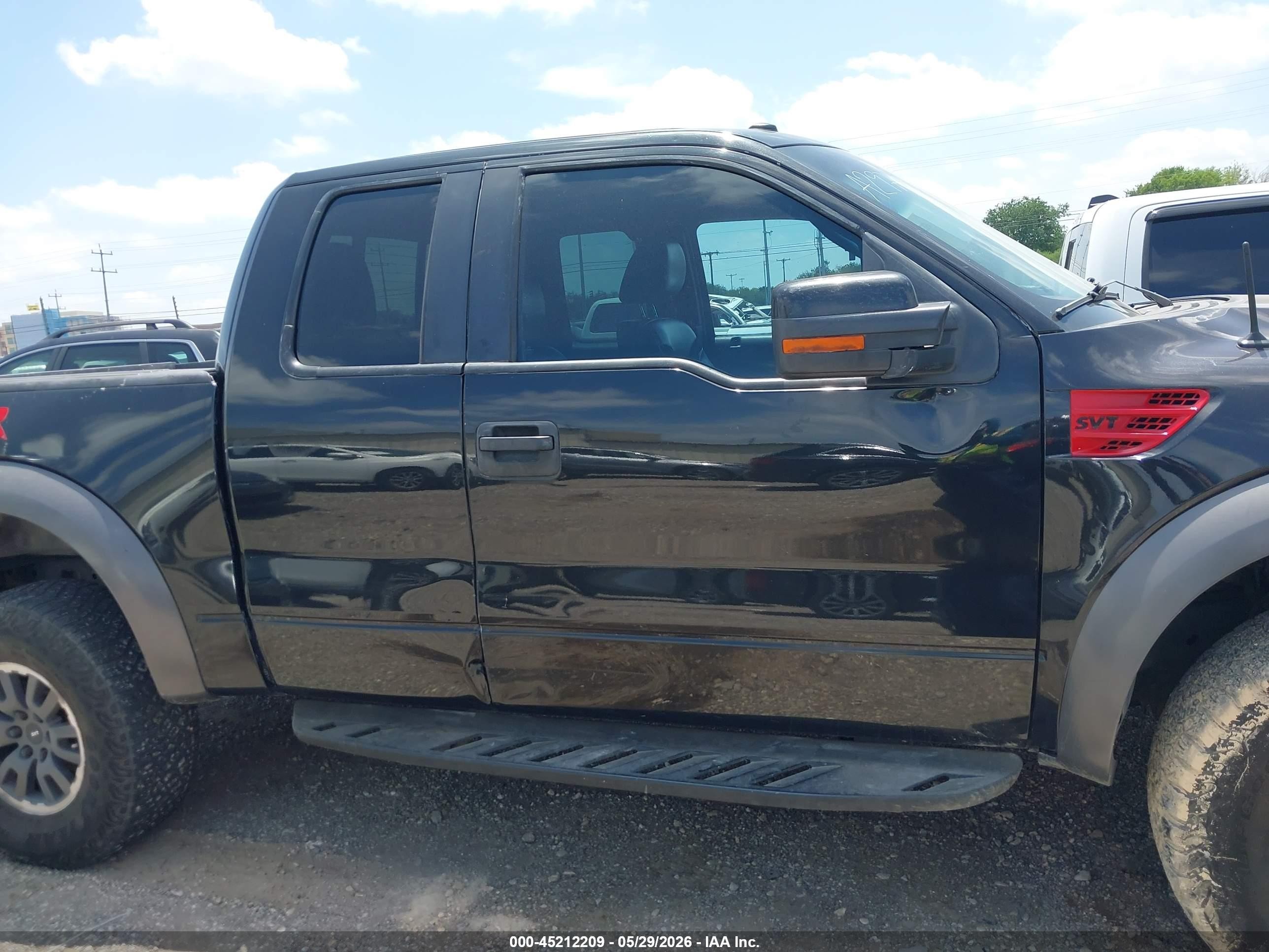 2010 Ford F-150 Svt Raptor Black vin: 1FTEX1EV4AFA29768