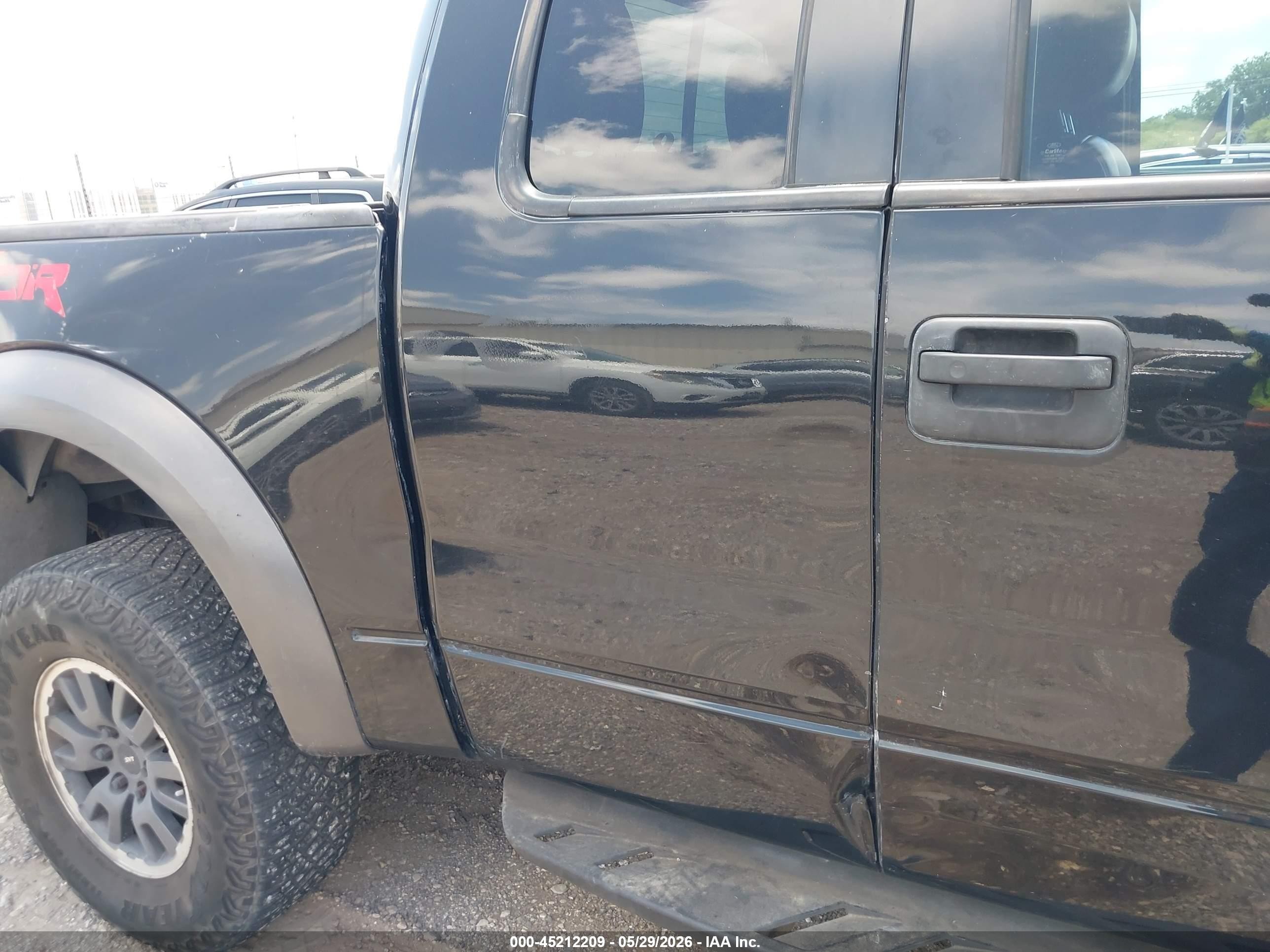 2010 Ford F-150 Svt Raptor Black vin: 1FTEX1EV4AFA29768