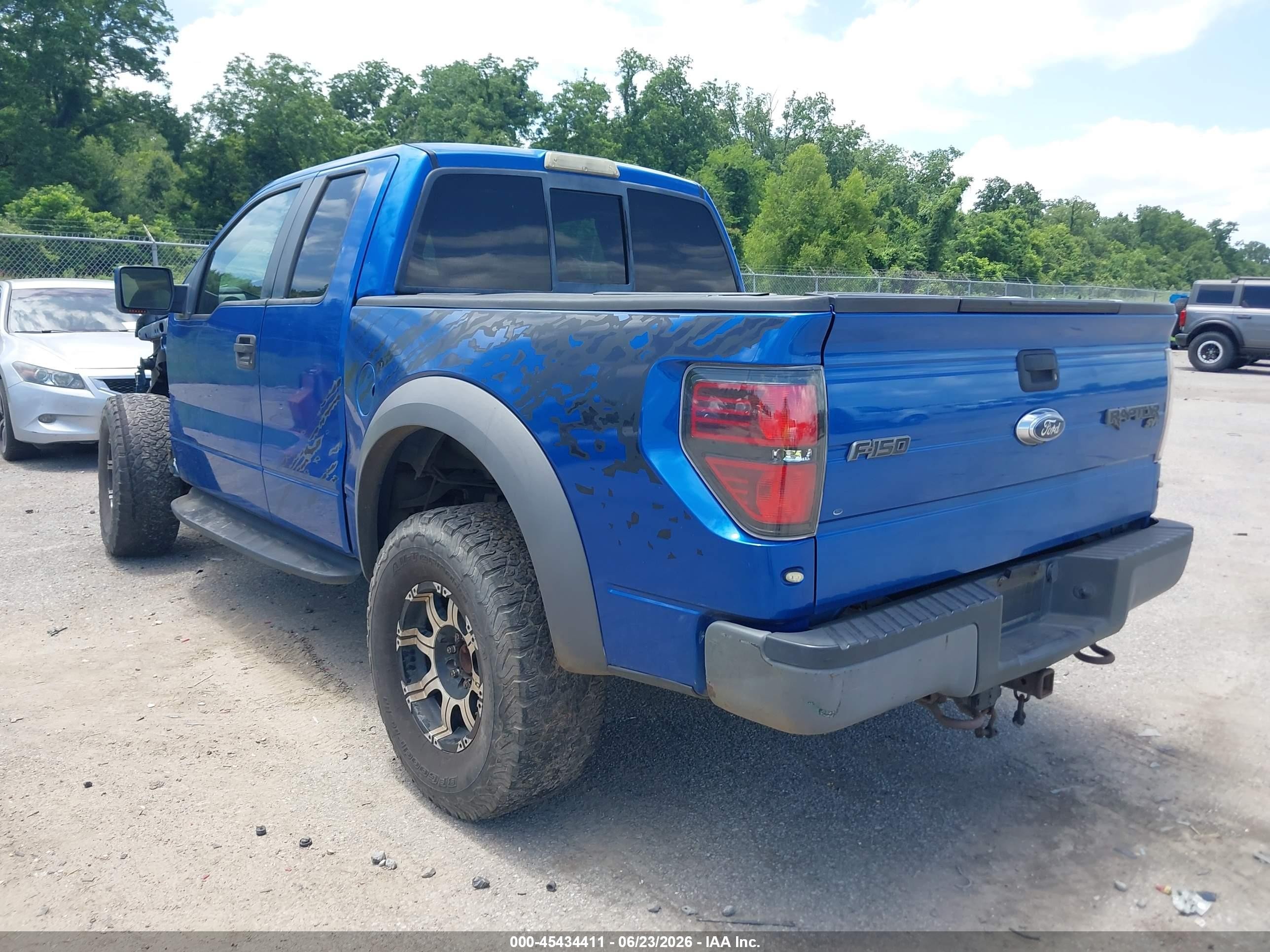 2010 Ford F-150 Svt Raptor Blue vin: 1FTEX1EV5AFB54066