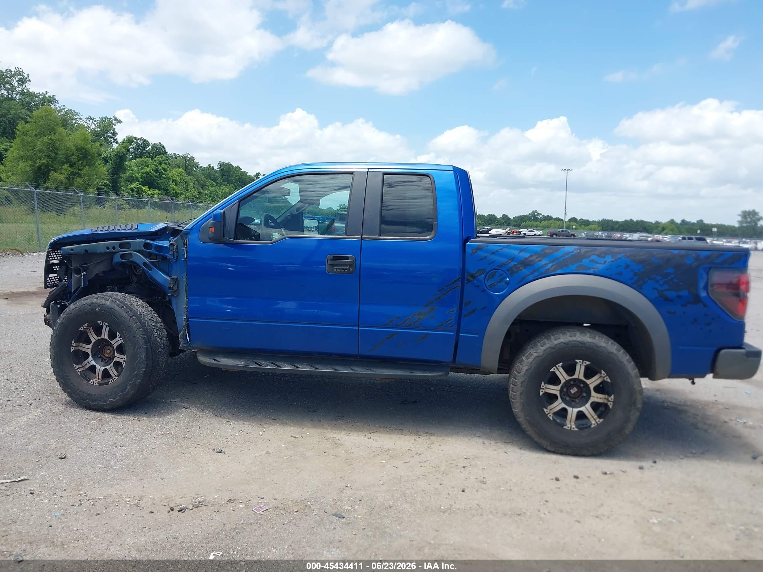 2010 Ford F-150 Svt Raptor Blue vin: 1FTEX1EV5AFB54066