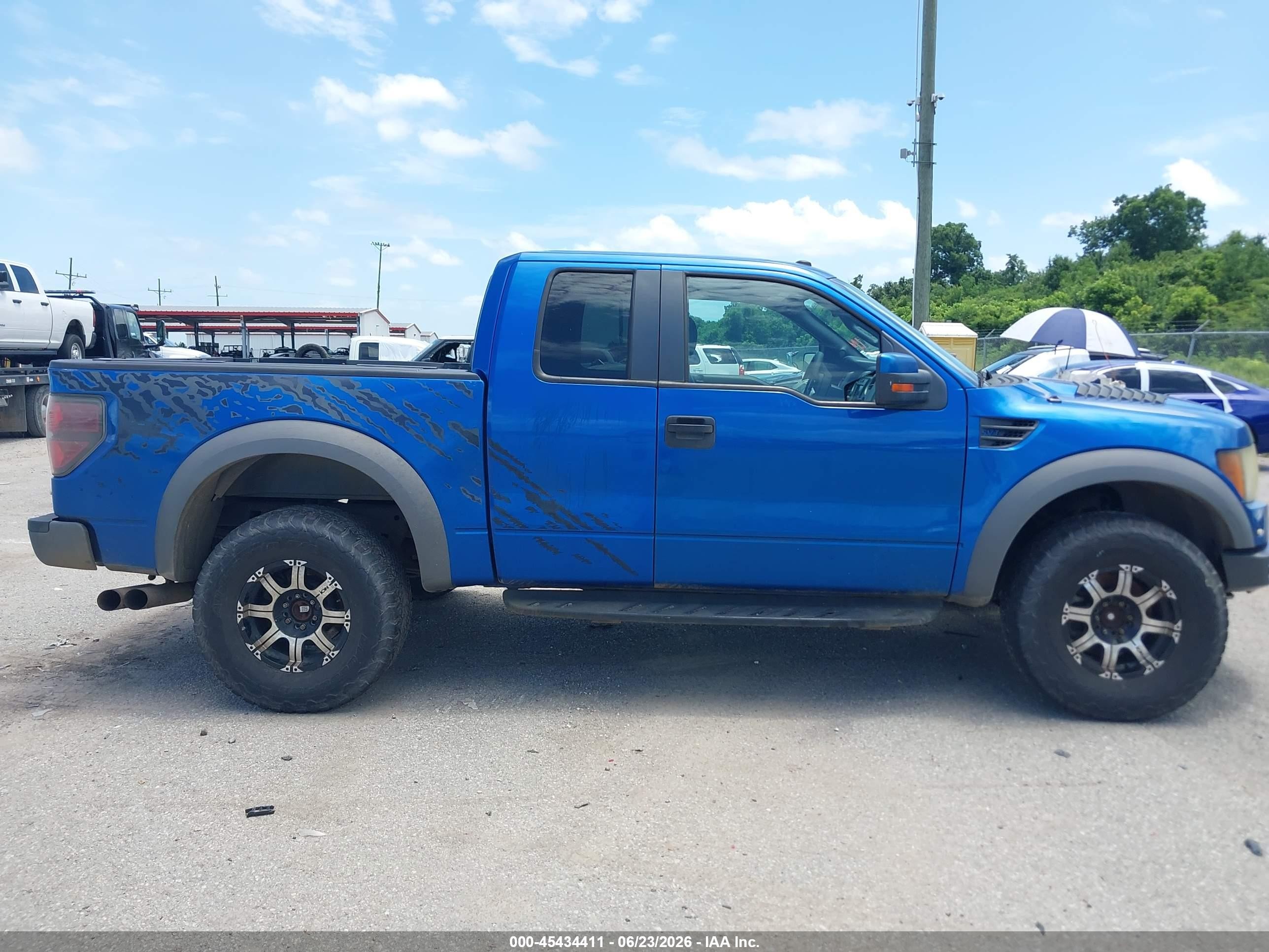 2010 Ford F-150 Svt Raptor Blue vin: 1FTEX1EV5AFB54066