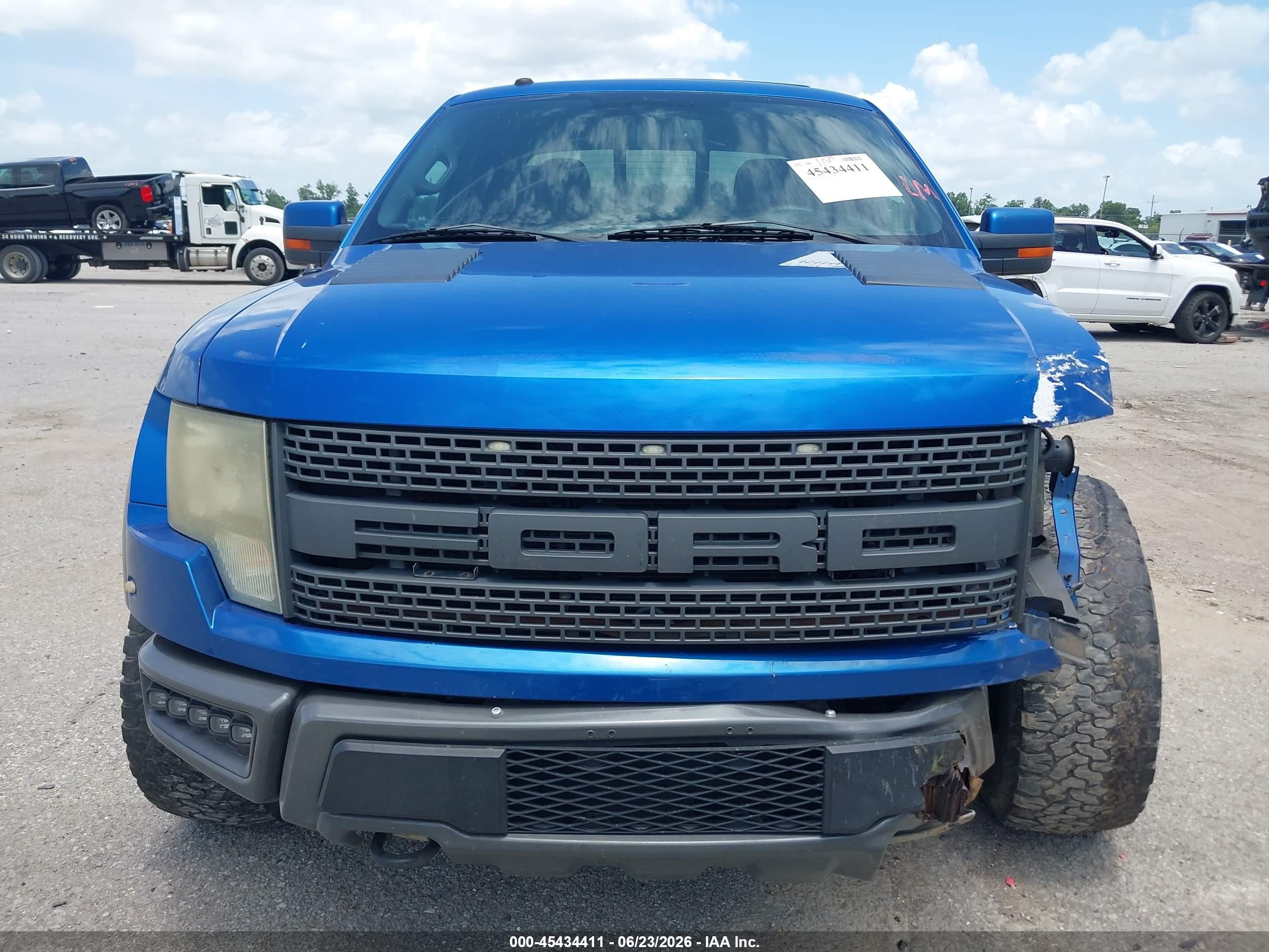 2010 Ford F-150 Svt Raptor Blue vin: 1FTEX1EV5AFB54066