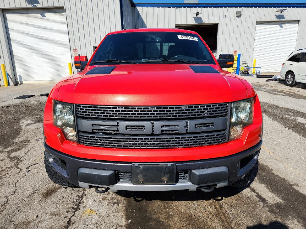 2010 Ford F150 Super Cab Red vin: 1FTEX1EVXAFA58952