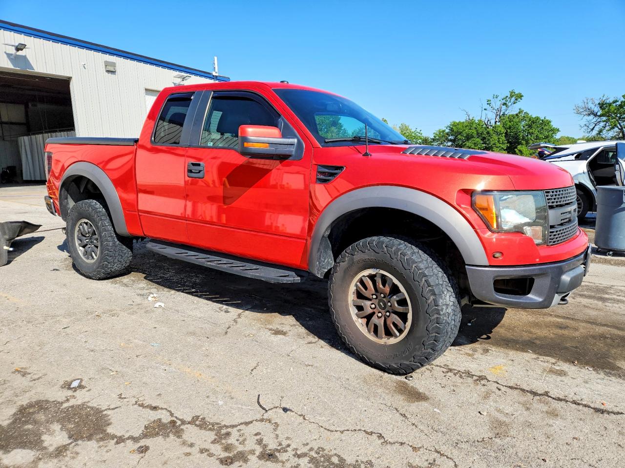 2010 Ford F150 Super Cab Red vin: 1FTEX1EVXAFA58952