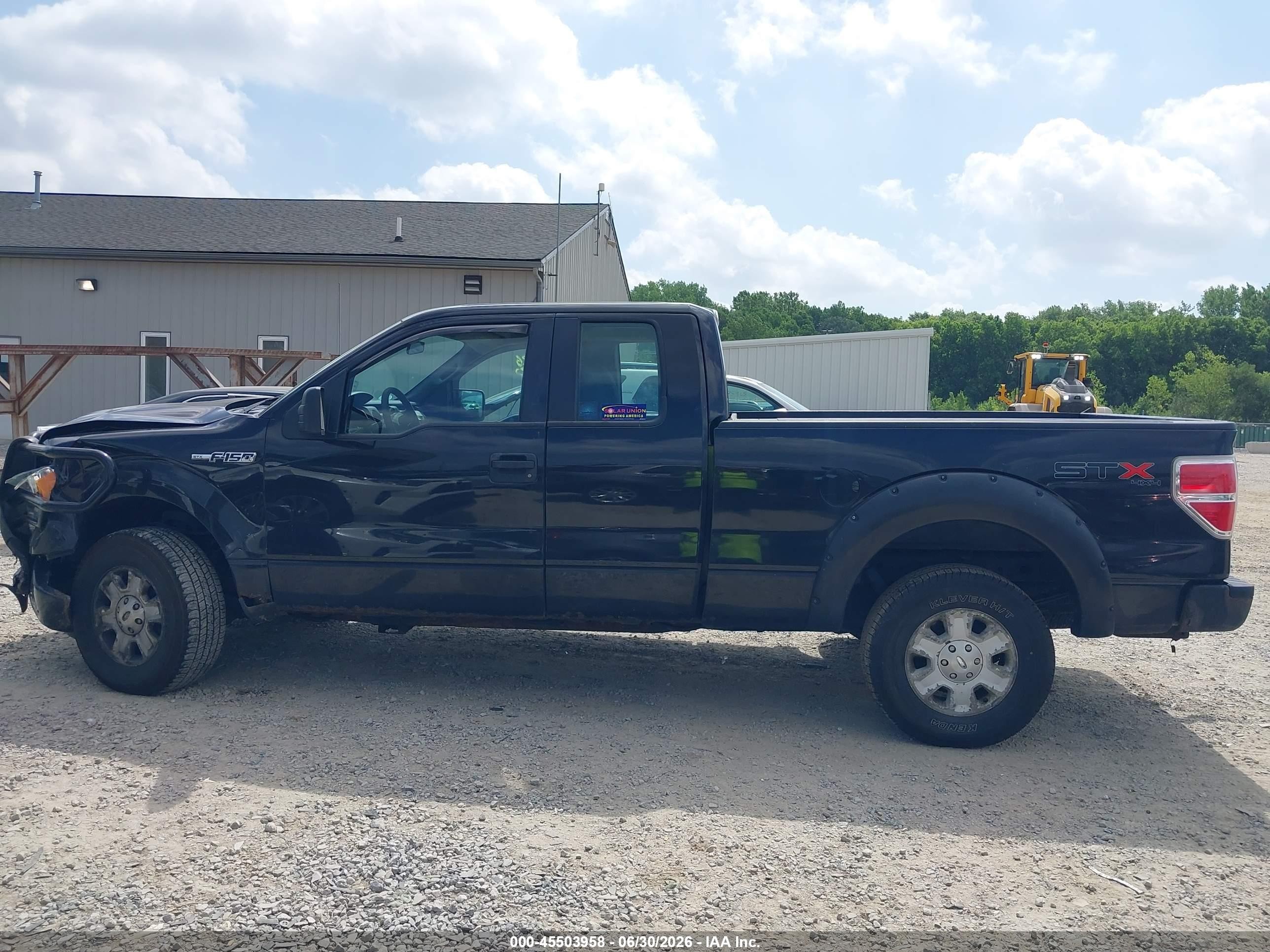2010 Ford F-150 Stx/xl Black vin: 1FTEX1EW0AFD76104