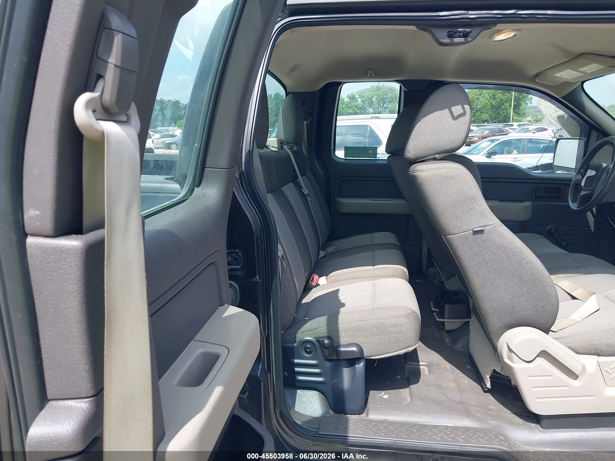 2010 Ford F-150 Stx/xl Black vin: 1FTEX1EW0AFD76104