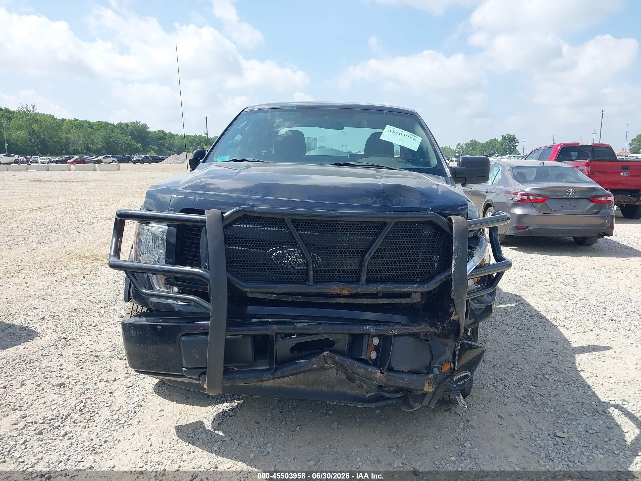2010 Ford F-150 Stx/xl Black vin: 1FTEX1EW0AFD76104