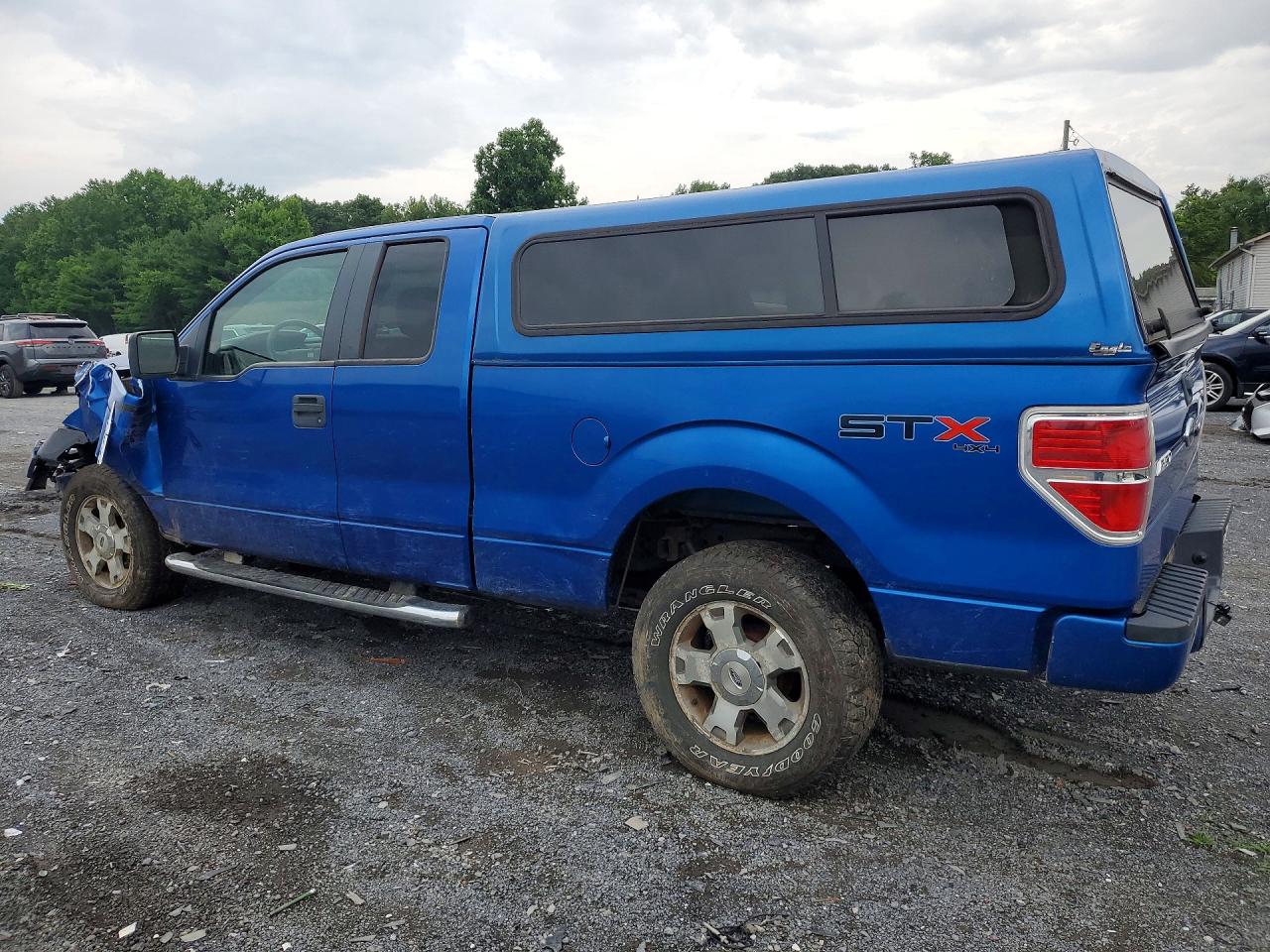2010 Ford F150 Super Cab Blue vin: 1FTEX1EW1AFA11981