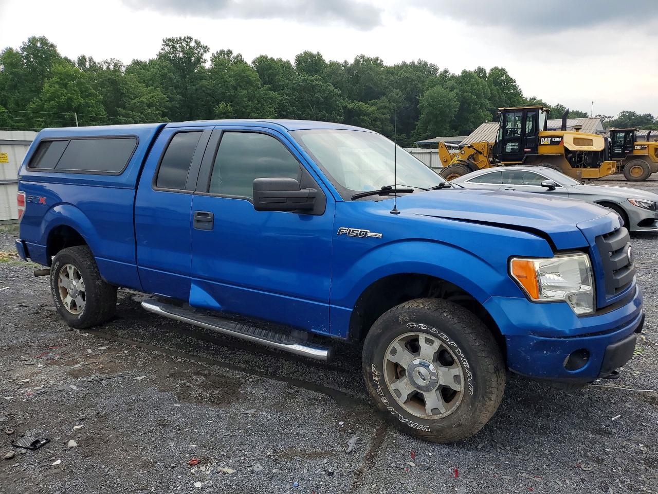 2010 Ford F150 Super Cab Blue vin: 1FTEX1EW1AFA11981