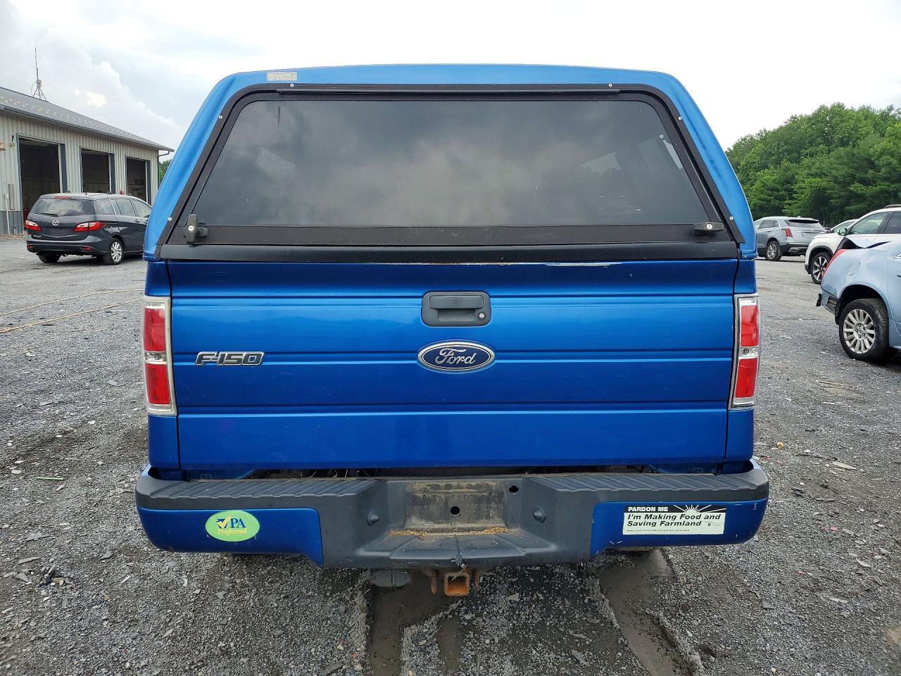 2010 Ford F150 Super Cab Blue vin: 1FTEX1EW1AFA11981