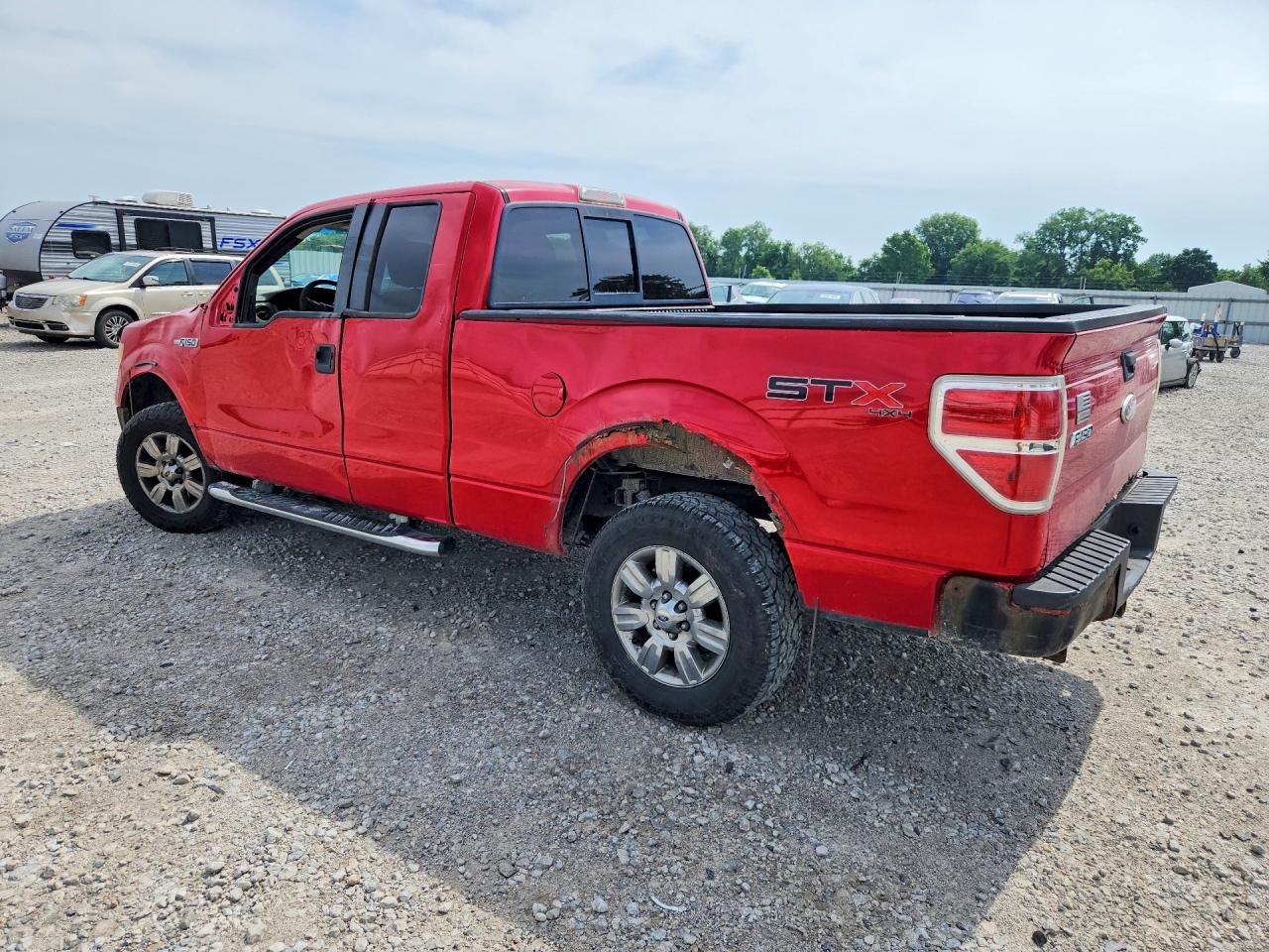 2010 Ford F150 Super Cab Red vin: 1FTEX1EW1AFA62820