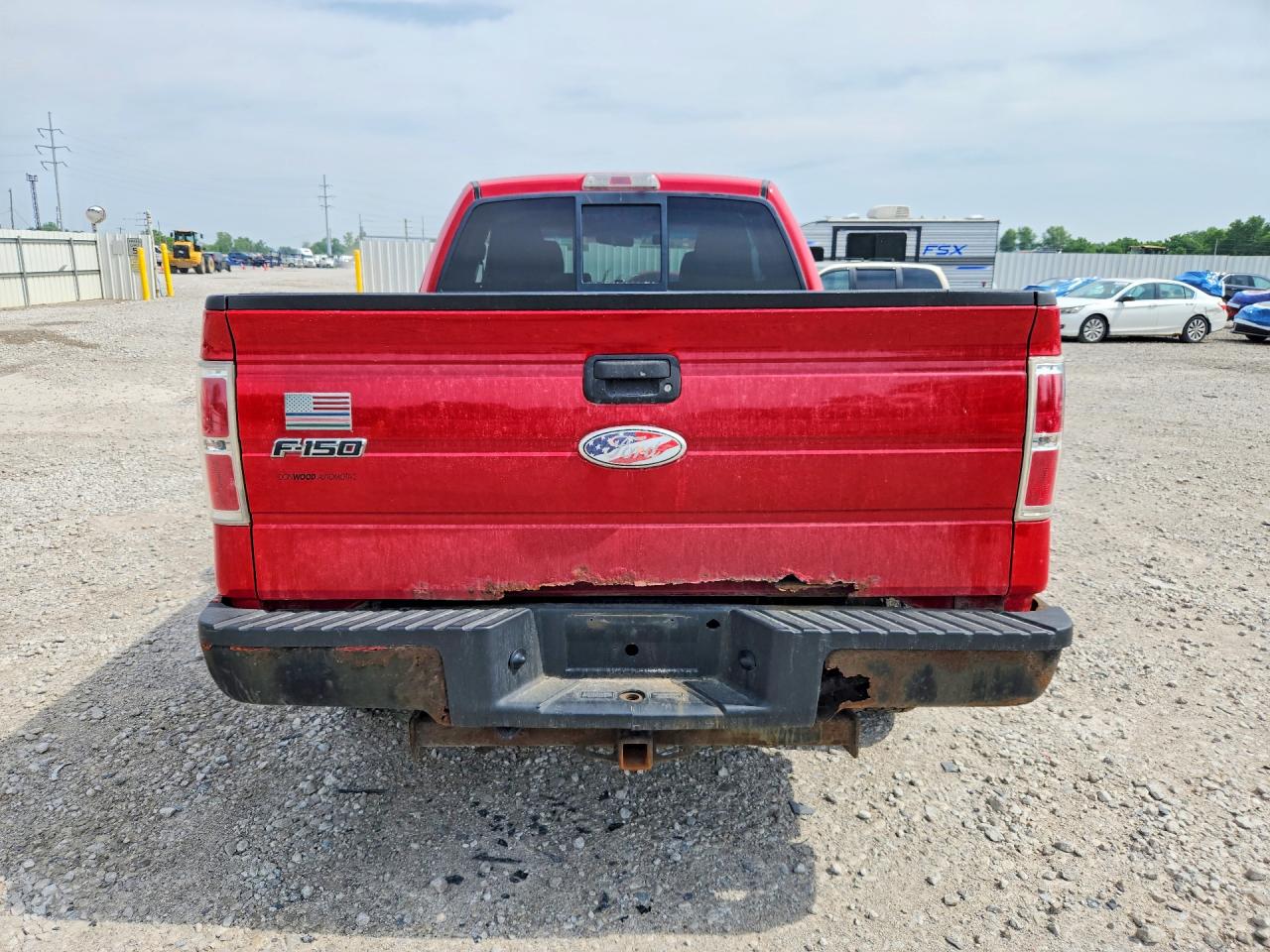 2010 Ford F150 Super Cab Red vin: 1FTEX1EW1AFA62820