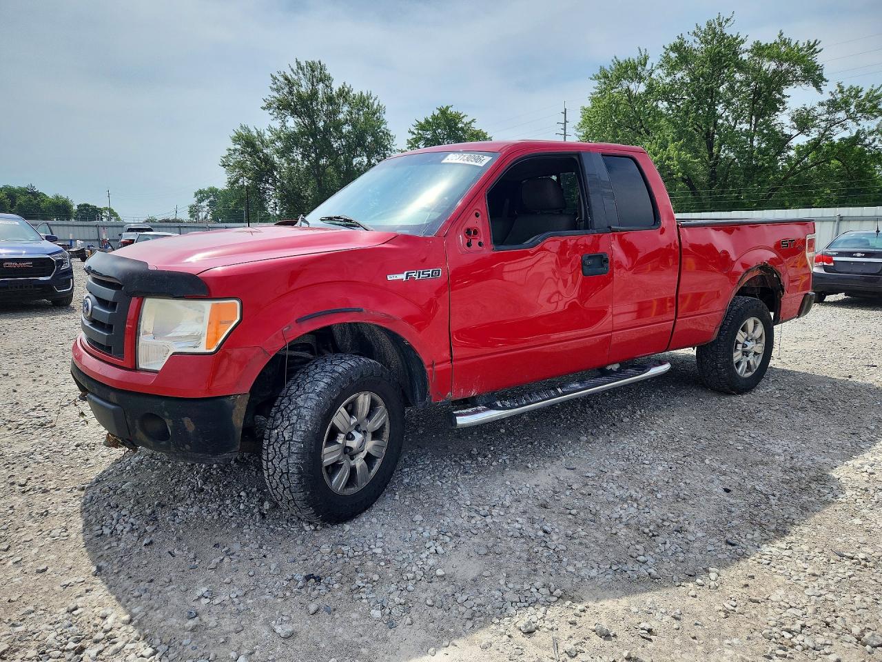 2010 Ford F150 Super Cab Красный vin: 1FTEX1EW1AFA62820