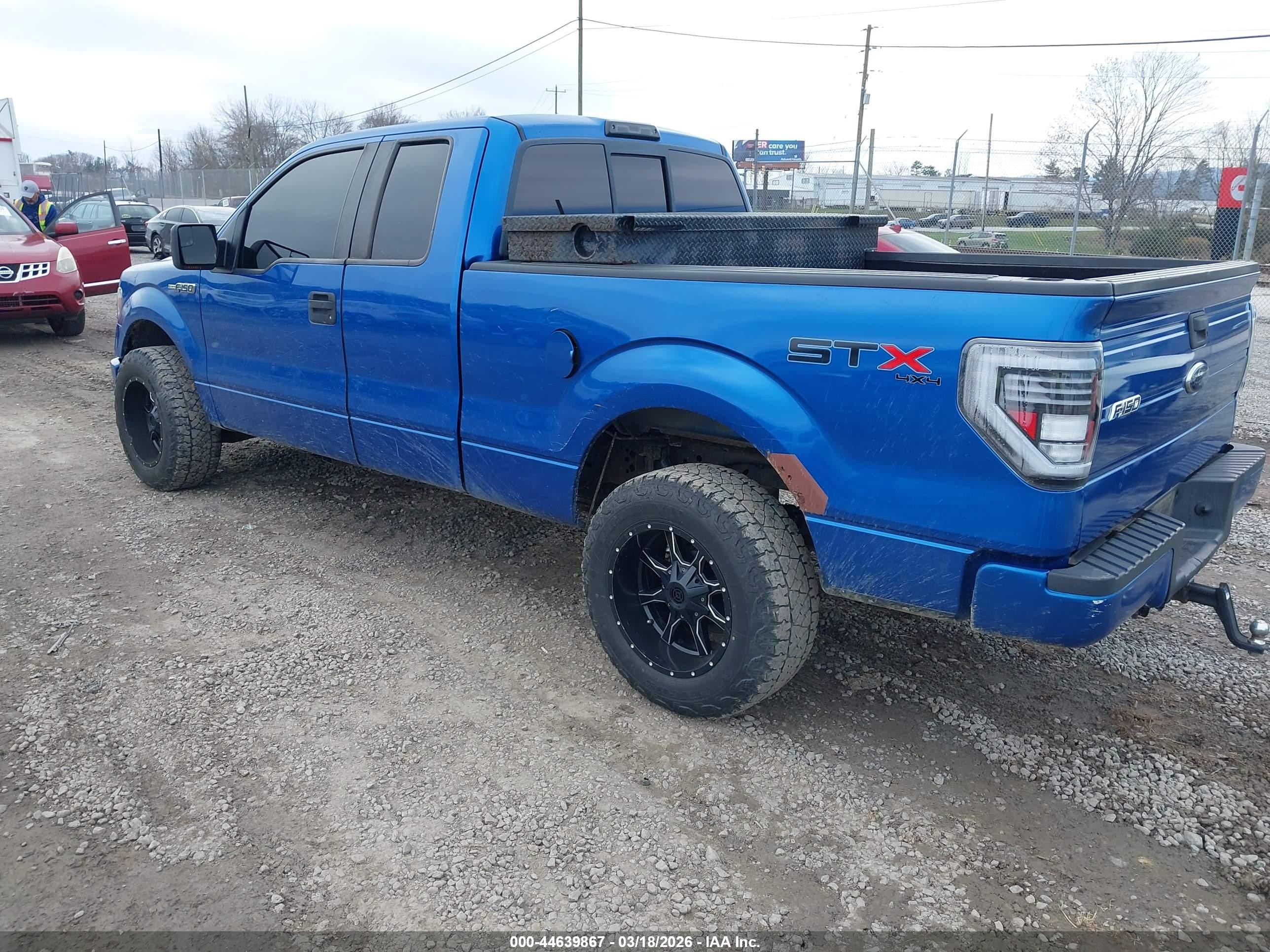 2010 Ford F-150 Stx/xl Blue vin: 1FTEX1EW2AFC83245