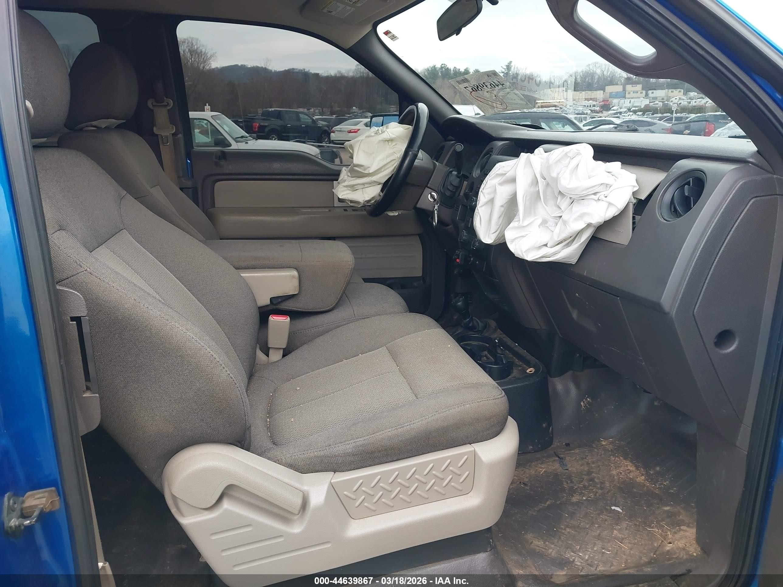 2010 Ford F-150 Stx/xl Blue vin: 1FTEX1EW2AFC83245