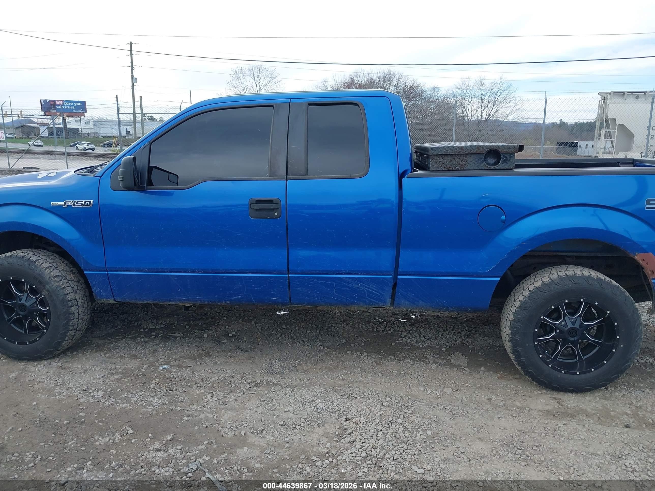 2010 Ford F-150 Stx/xl Blue vin: 1FTEX1EW2AFC83245
