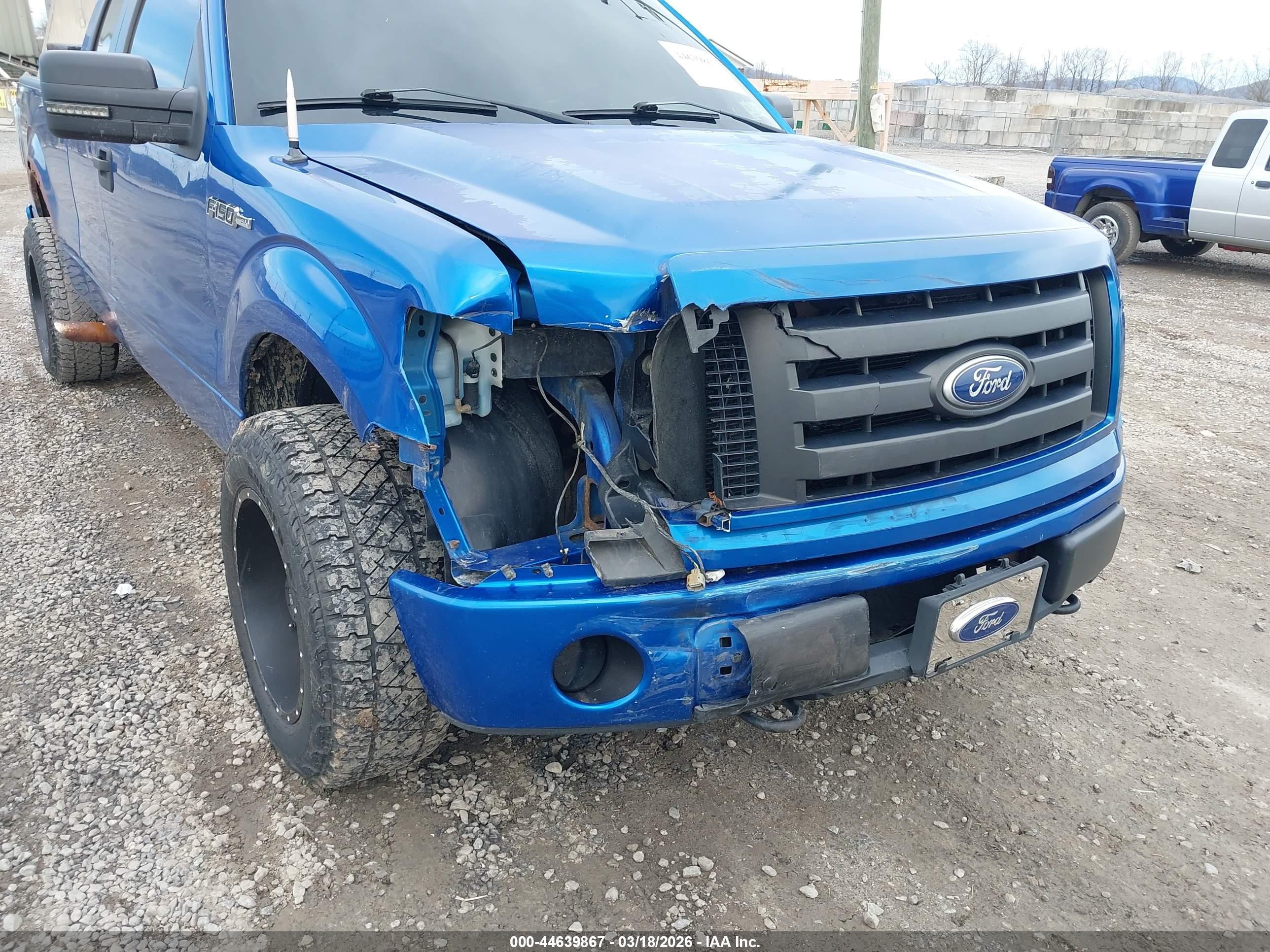 2010 Ford F-150 Stx/xl Blue vin: 1FTEX1EW2AFC83245