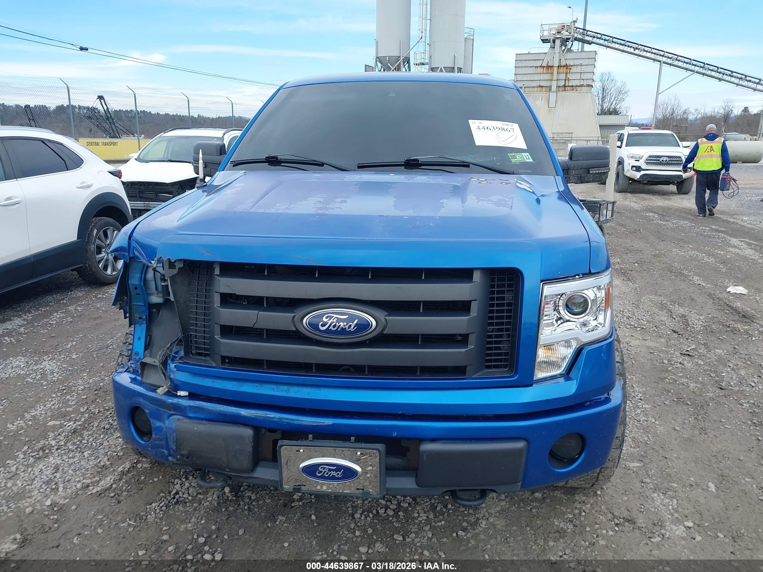 2010 Ford F-150 Stx/xl Blue vin: 1FTEX1EW2AFC83245