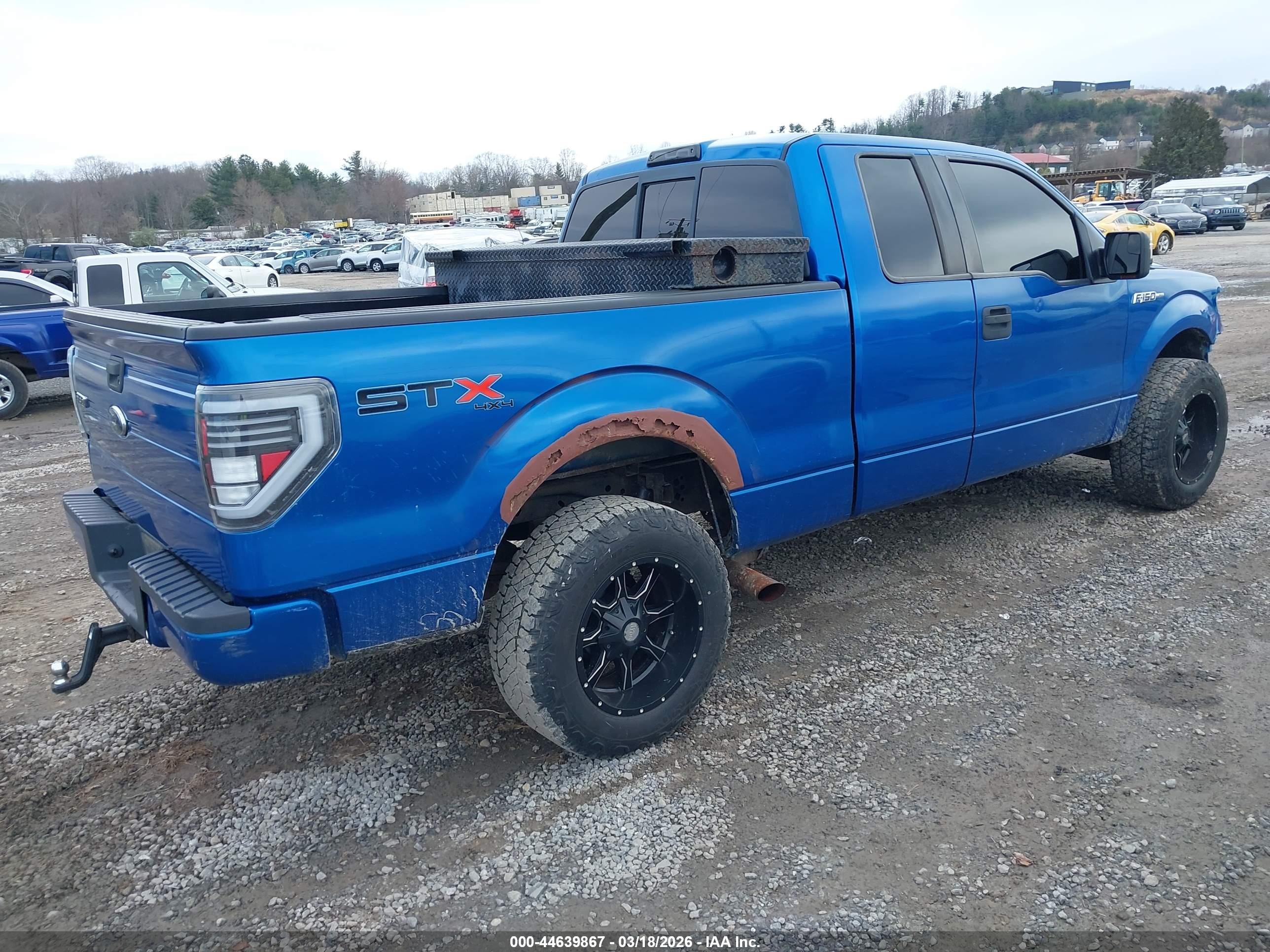 2010 Ford F-150 Stx/xl Blue vin: 1FTEX1EW2AFC83245