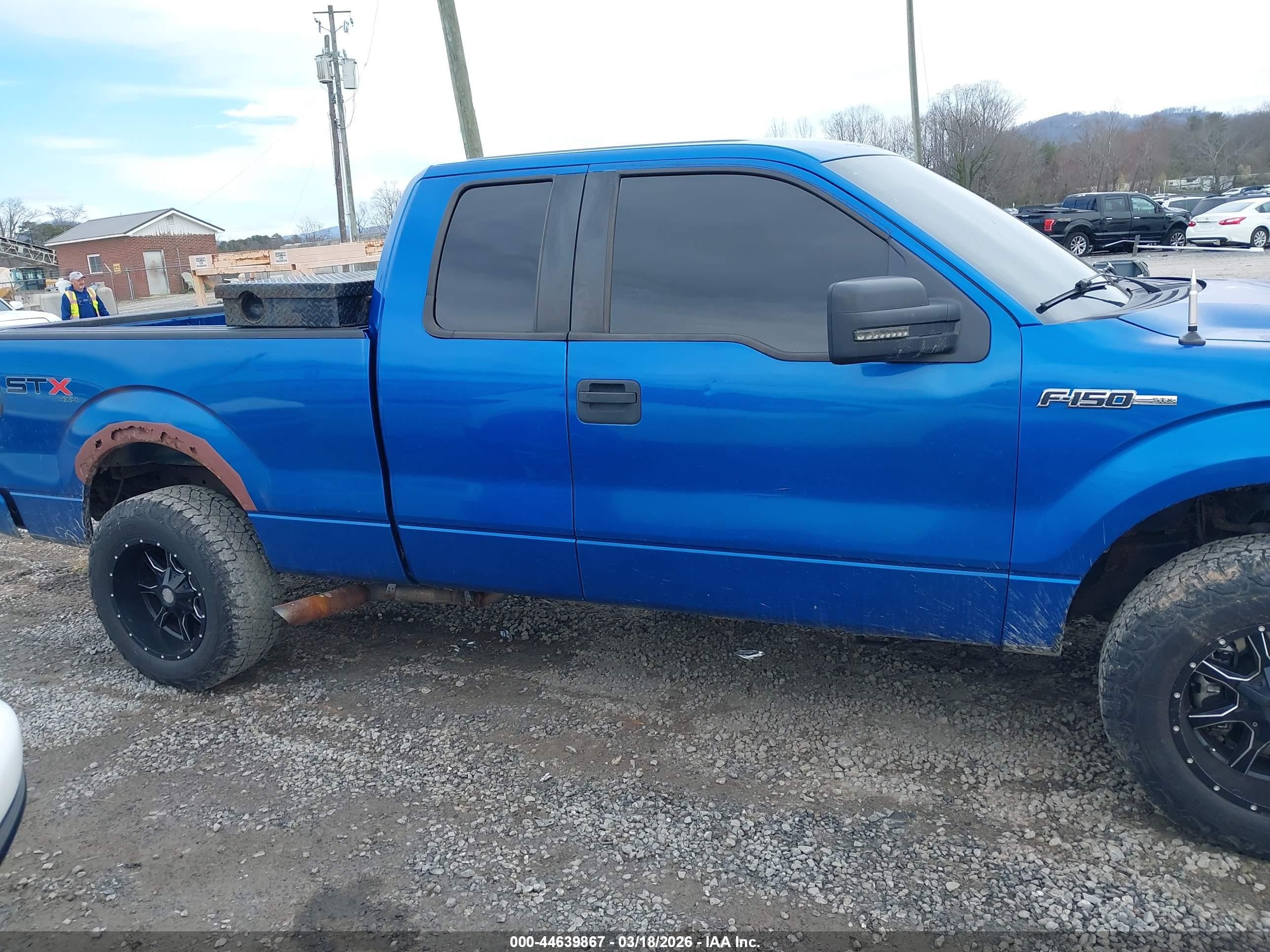 2010 Ford F-150 Stx/xl Blue vin: 1FTEX1EW2AFC83245
