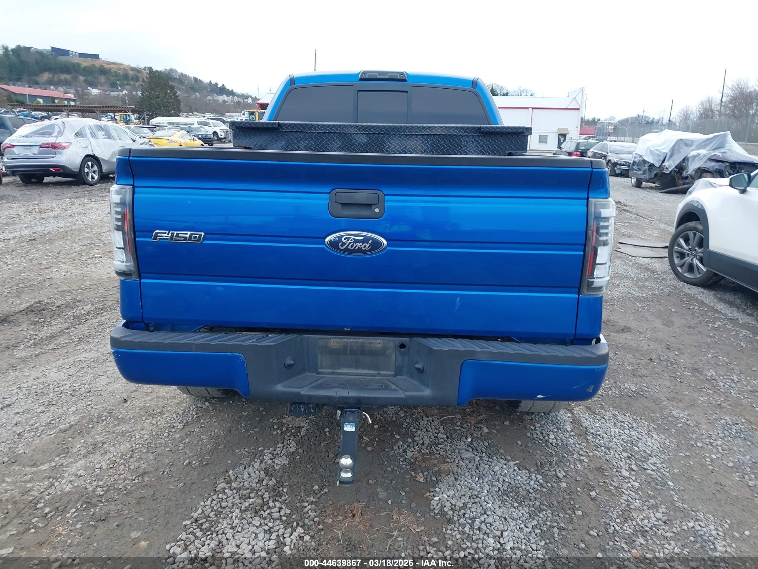 2010 Ford F-150 Stx/xl Blue vin: 1FTEX1EW2AFC83245