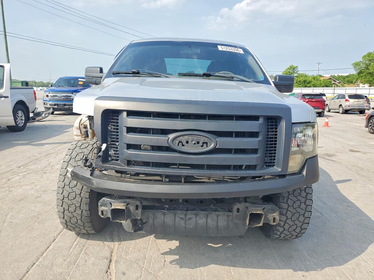 2010 Ford F150 Super Cab Silver vin: 1FTEX1EW3AFD53030