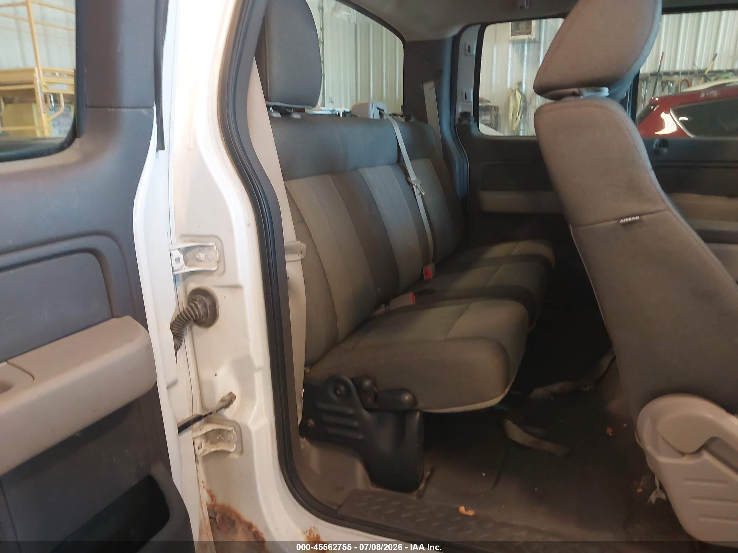 2010 Ford F-150 Xl White vin: 1FTEX1EW4AFB25733