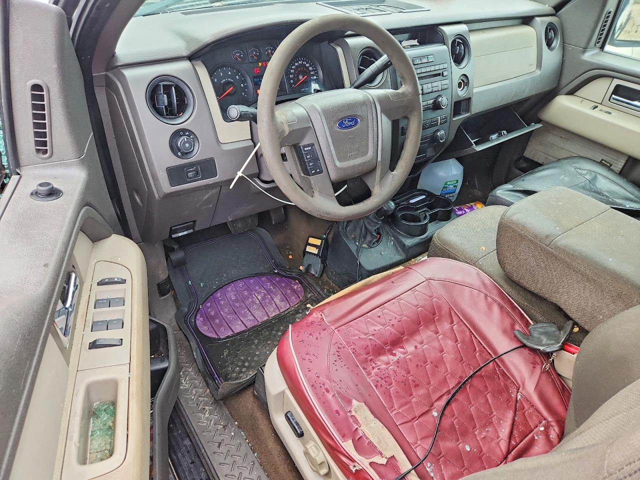 2010 Ford F150 Super Cab White vin: 1FTEX1EW4AFB29815
