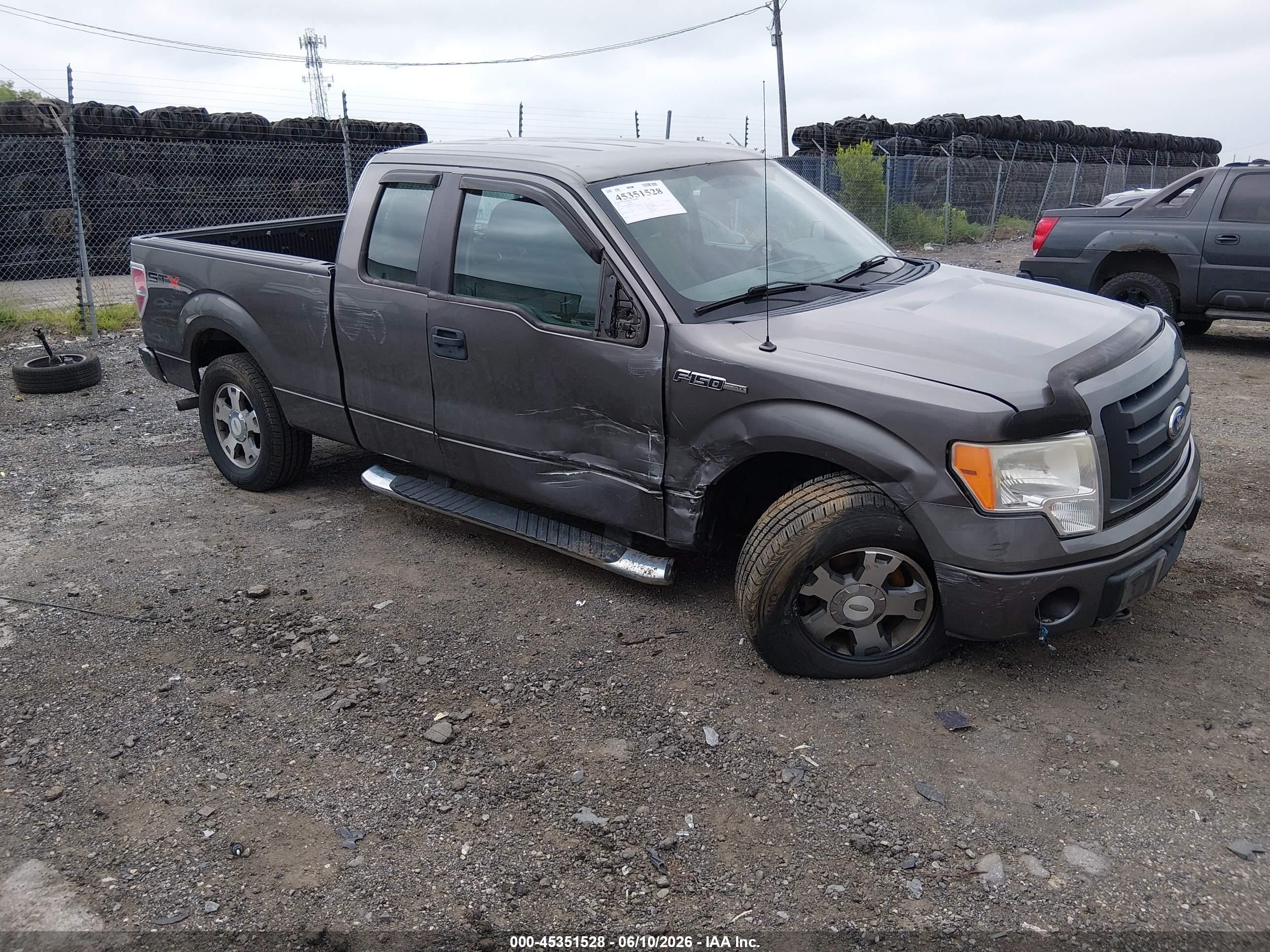 2010 Ford F-150 Stx/xl Gray vin: 1FTEX1EW4AFB37459