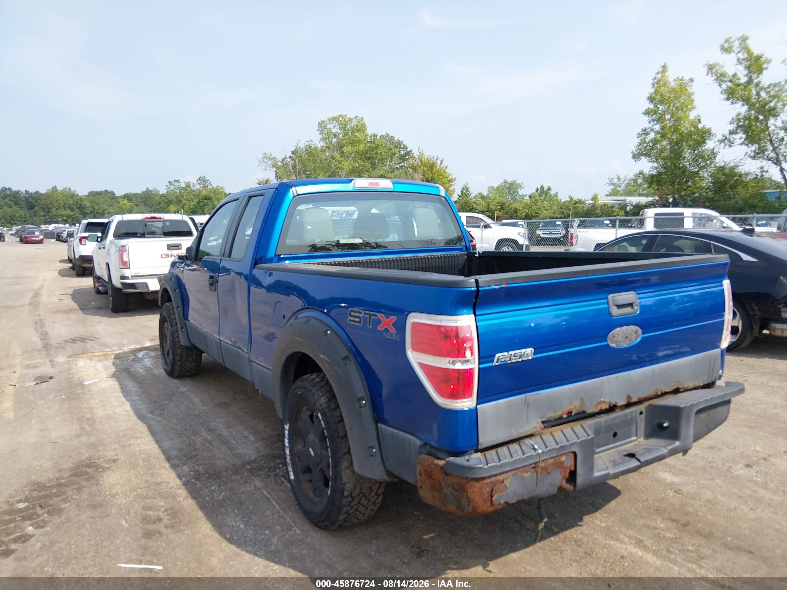 2010 Ford F-150 Stx/xl Blue vin: 1FTEX1EW5AFB46915