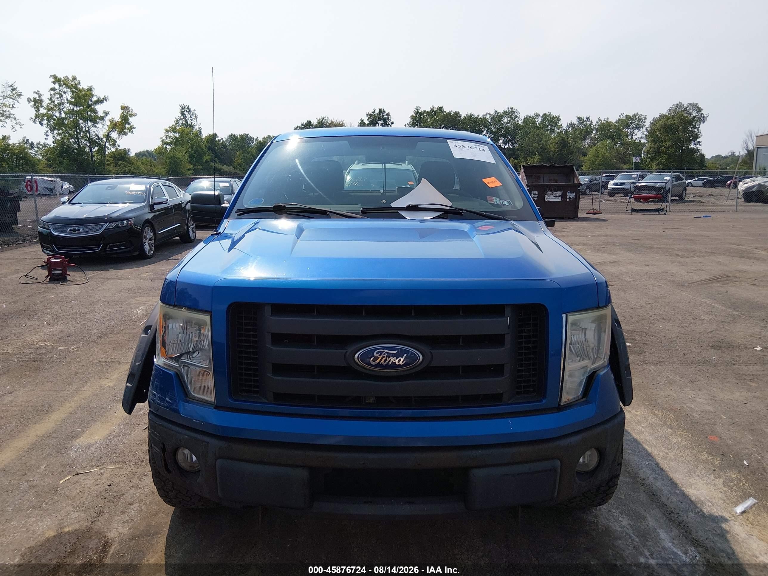 2010 Ford F-150 Stx/xl Blue vin: 1FTEX1EW5AFB46915