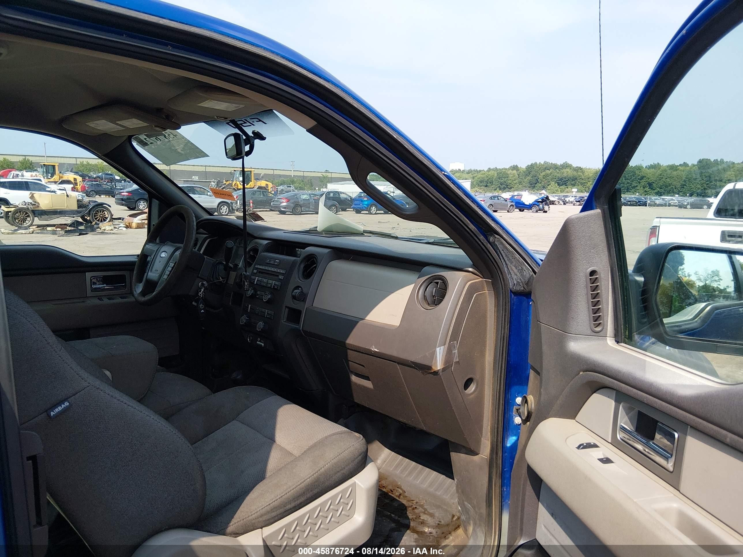 2010 Ford F-150 Stx/xl Blue vin: 1FTEX1EW5AFB46915