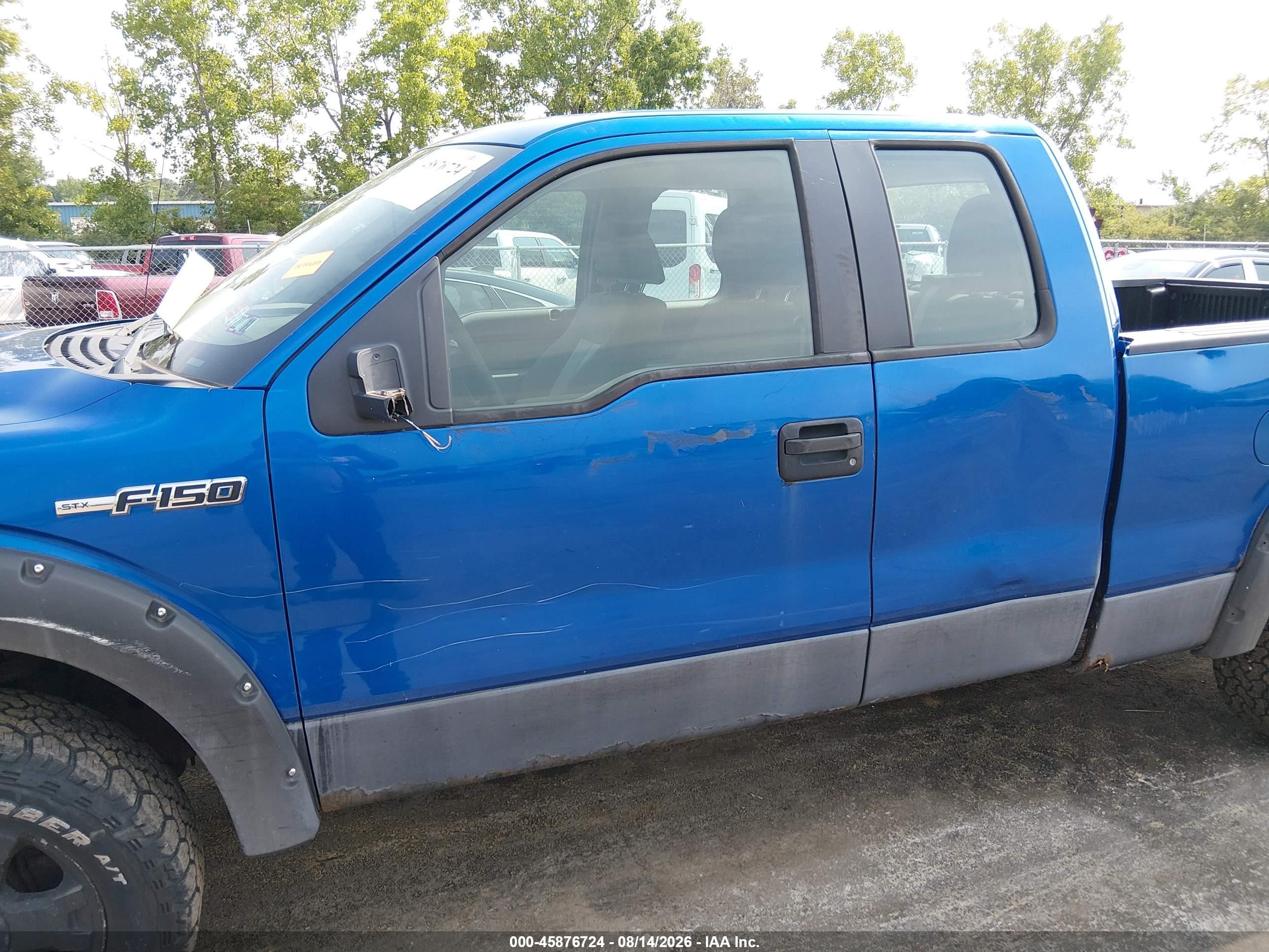 2010 Ford F-150 Stx/xl Blue vin: 1FTEX1EW5AFB46915