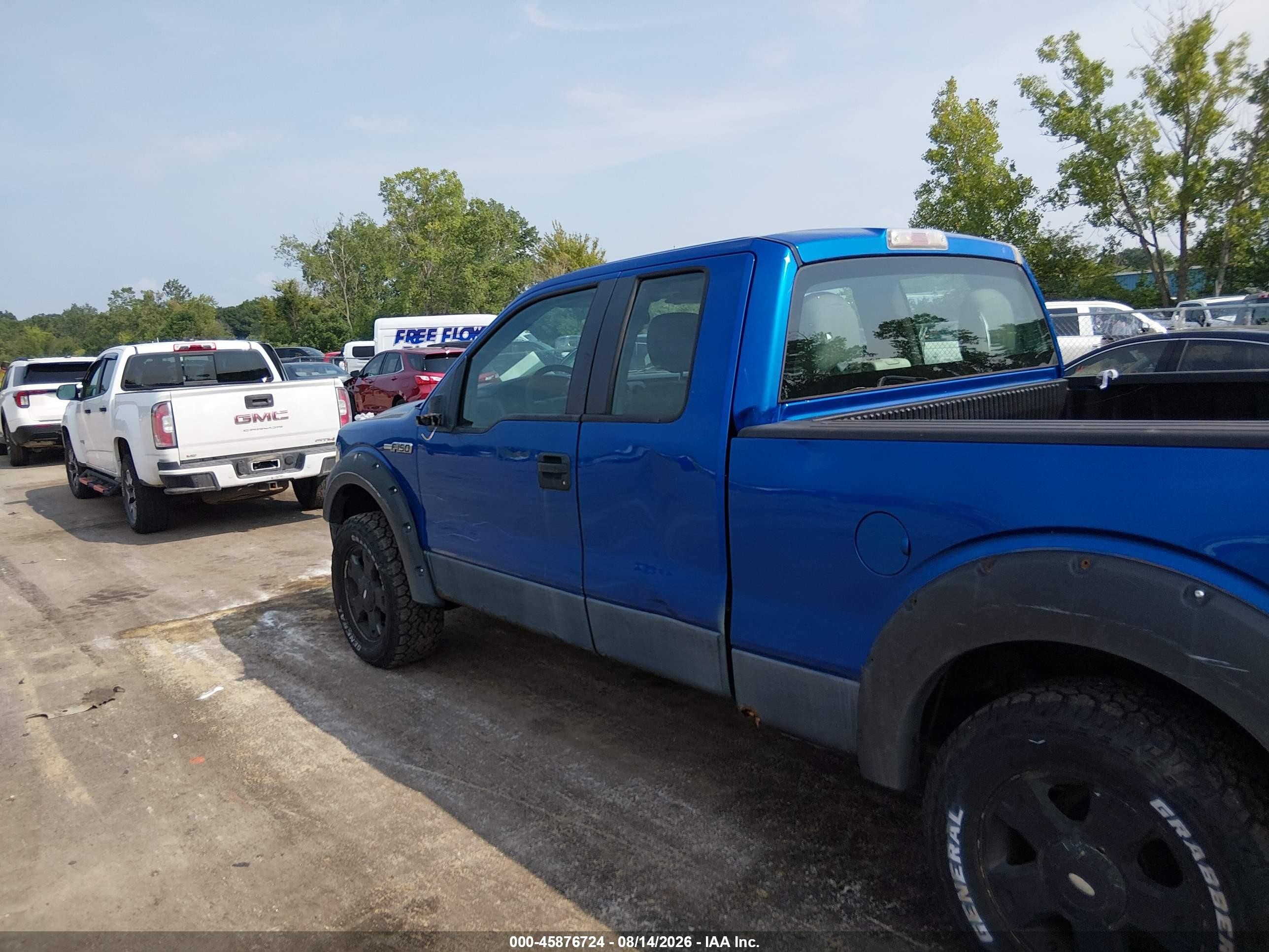 2010 Ford F-150 Stx/xl Blue vin: 1FTEX1EW5AFB46915