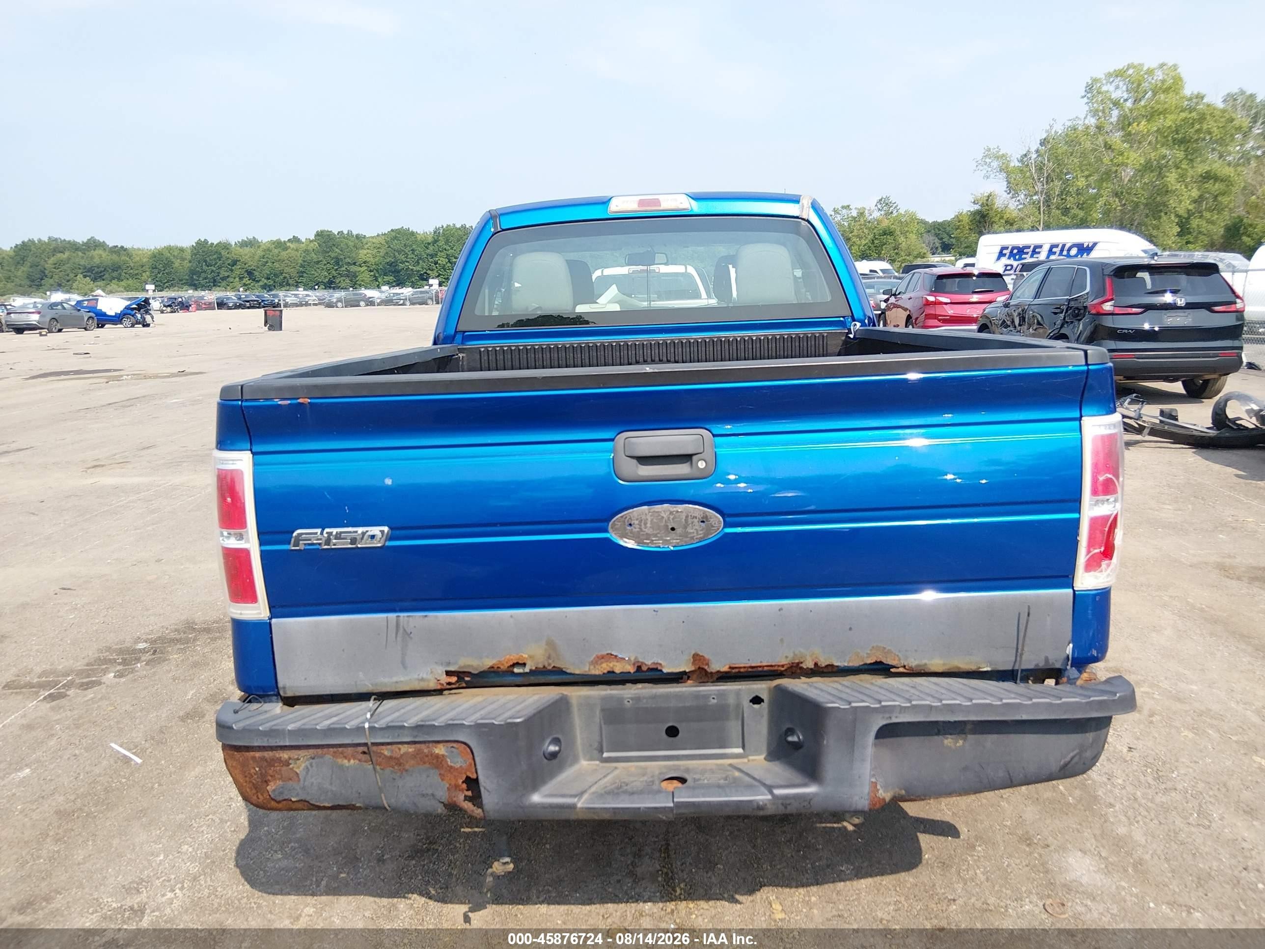 2010 Ford F-150 Stx/xl Blue vin: 1FTEX1EW5AFB46915