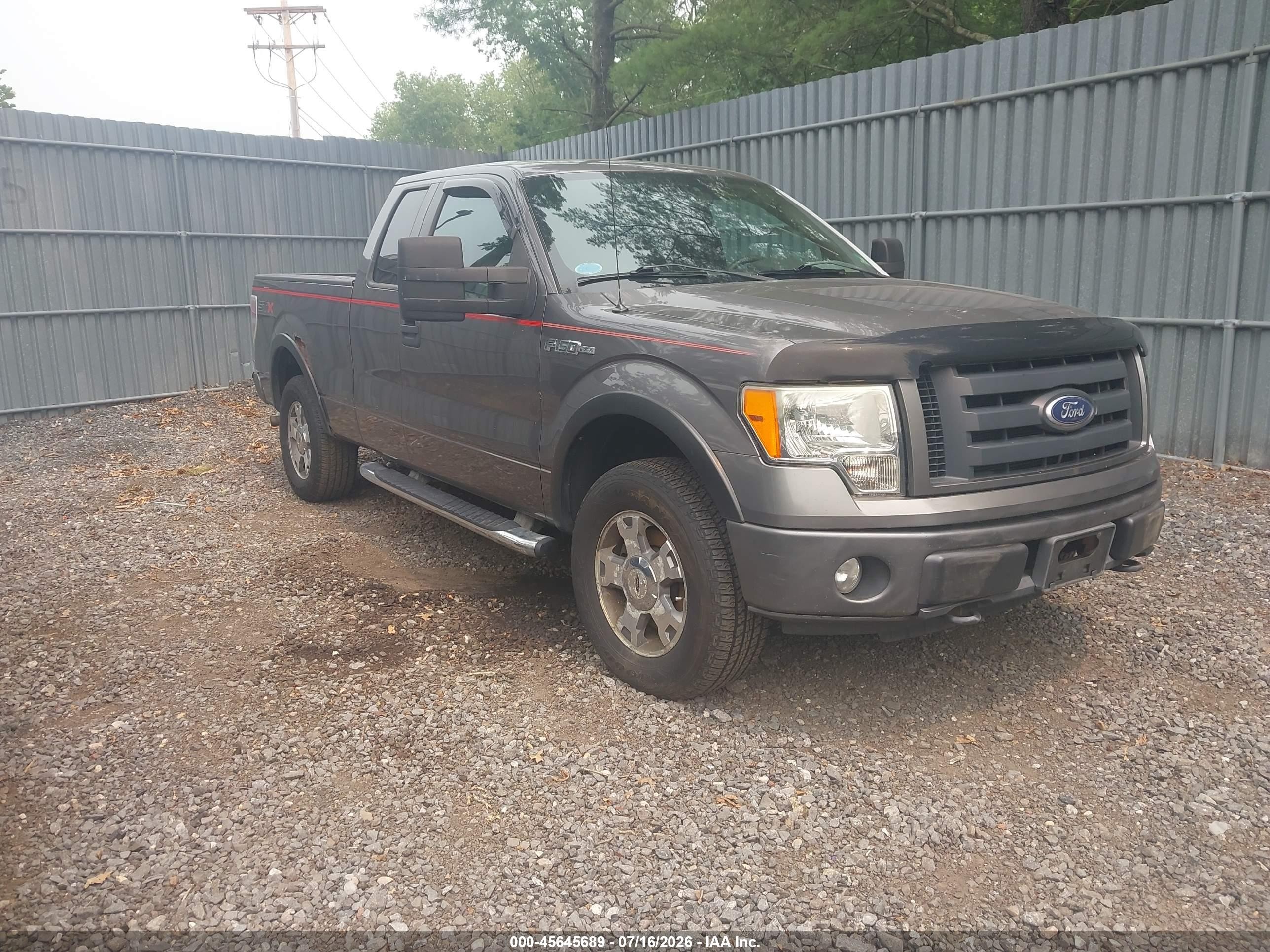 2010 Ford F-150 Stx/xl Серый vin: 1FTEX1EW6AFA08848