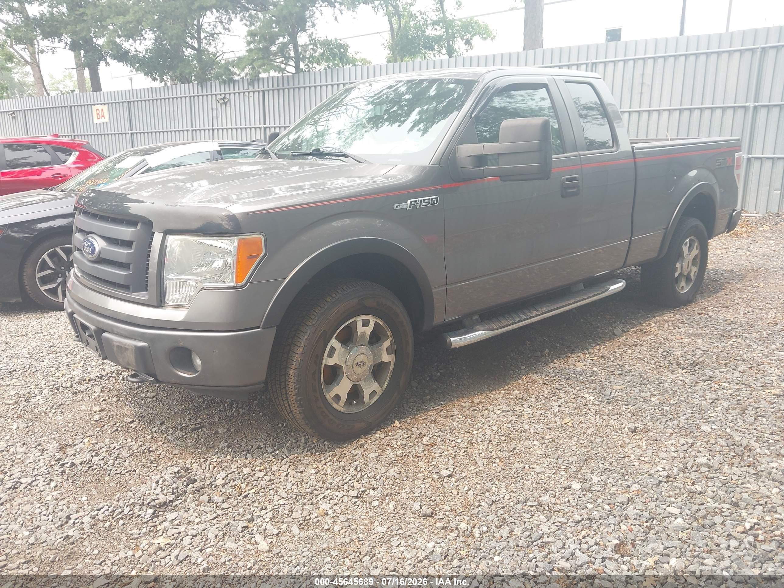 2010 Ford F-150 Stx/xl Gray vin: 1FTEX1EW6AFA08848