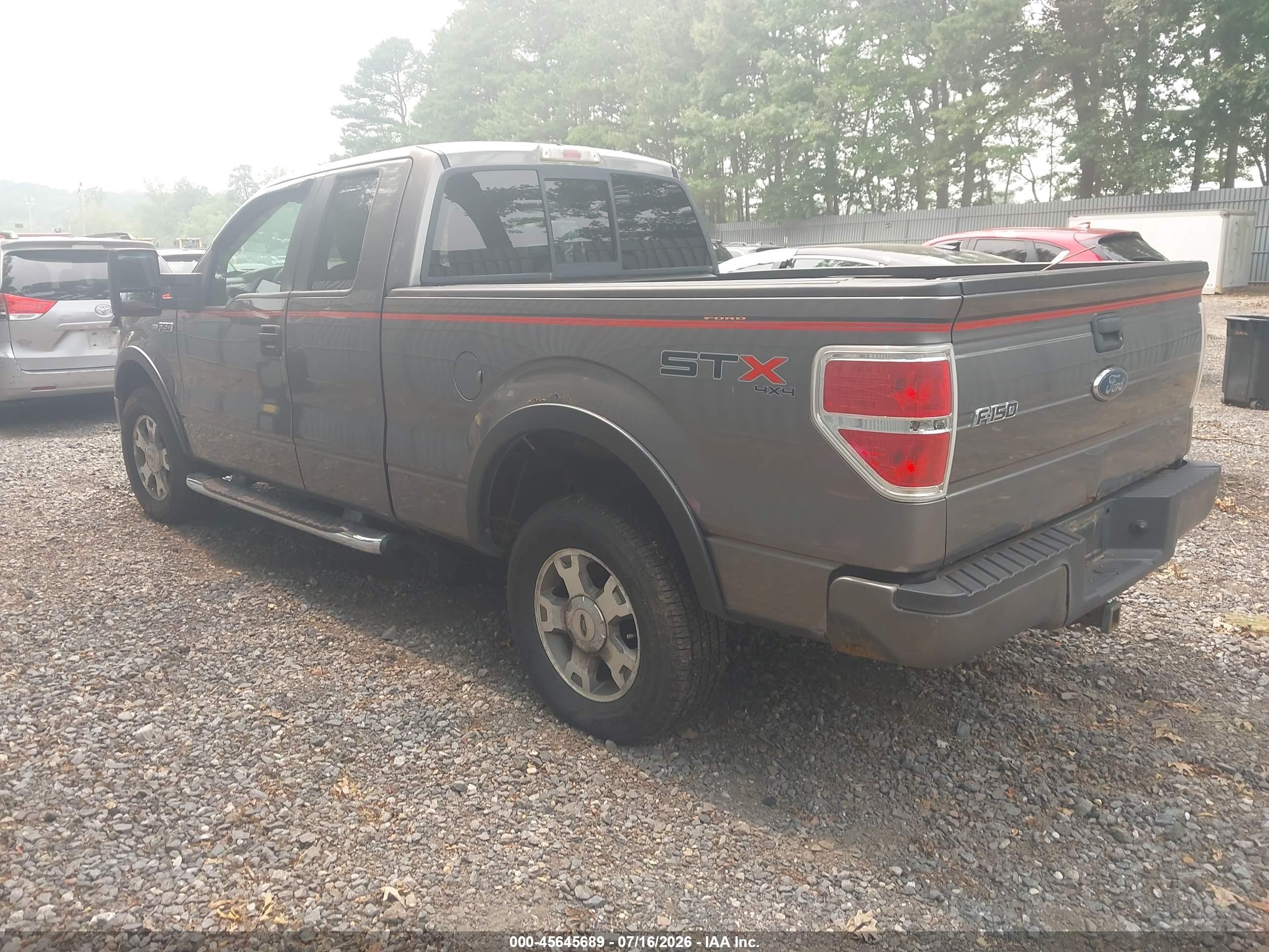 2010 Ford F-150 Stx/xl Gray vin: 1FTEX1EW6AFA08848