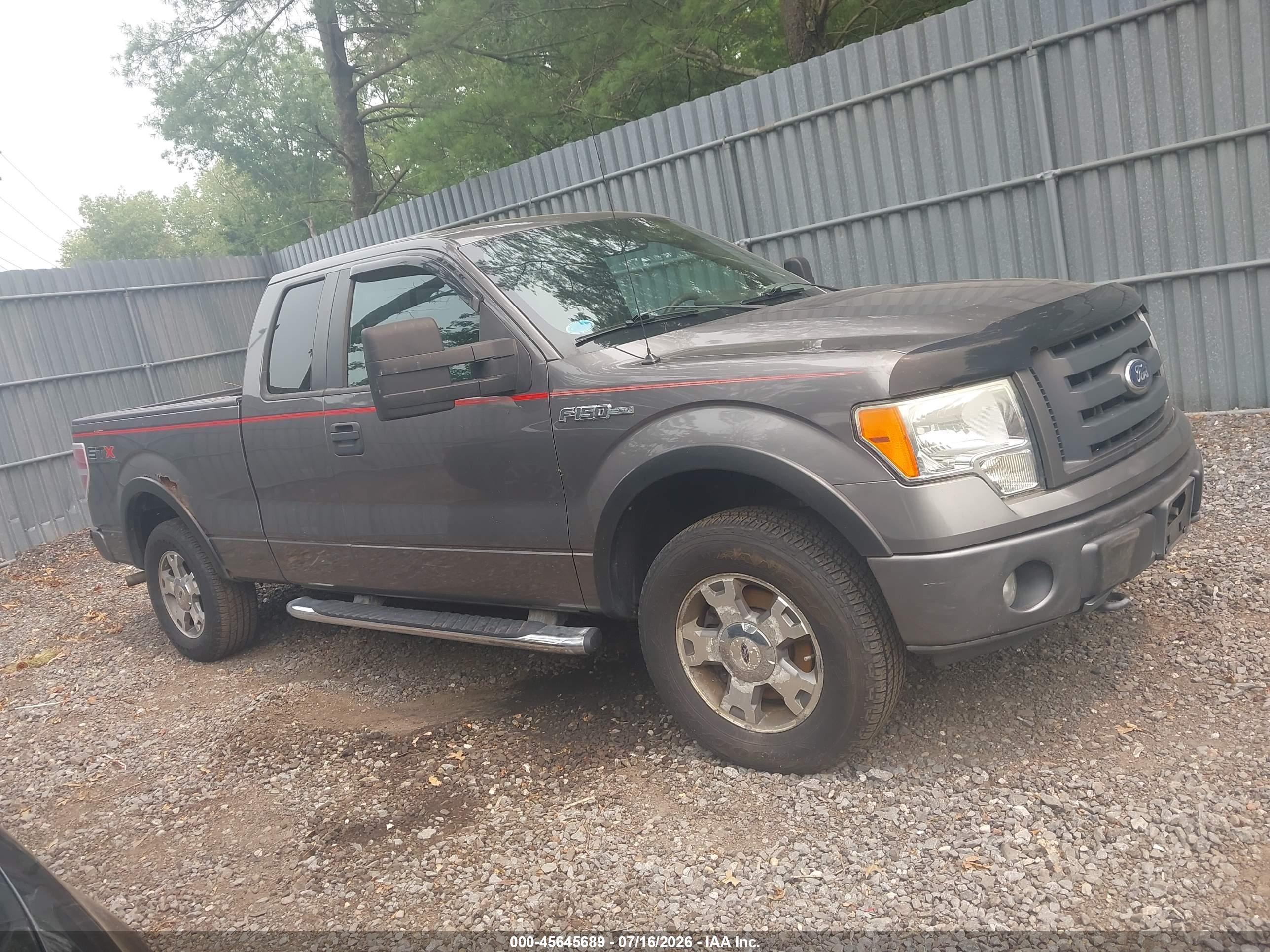 2010 Ford F-150 Stx/xl Gray vin: 1FTEX1EW6AFA08848