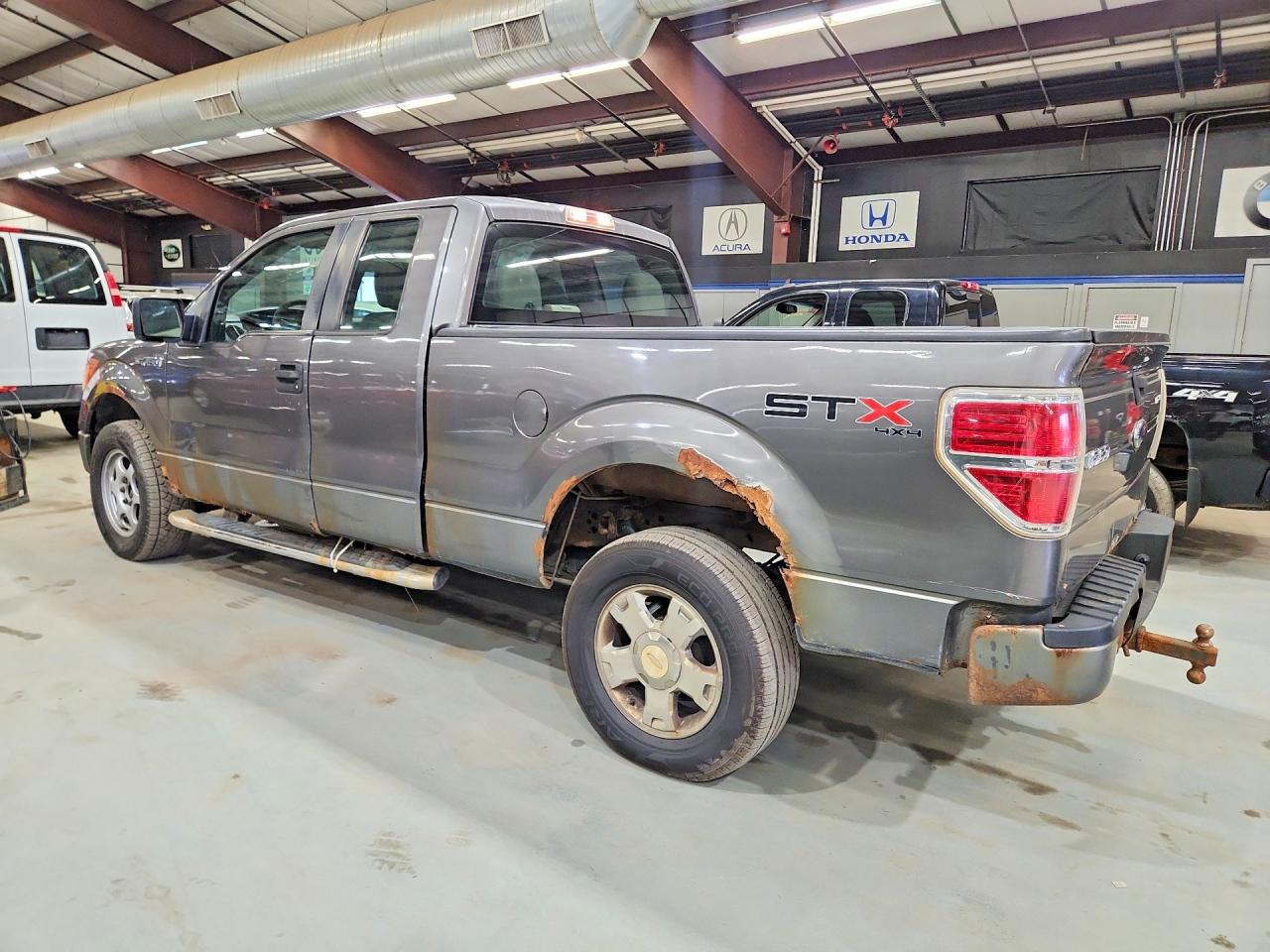2010 Ford F150 Super Cab Gray vin: 1FTEX1EW6AFD52647