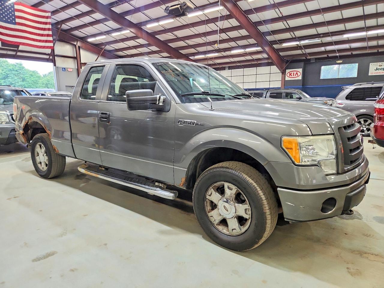 2010 Ford F150 Super Cab Gray vin: 1FTEX1EW6AFD52647