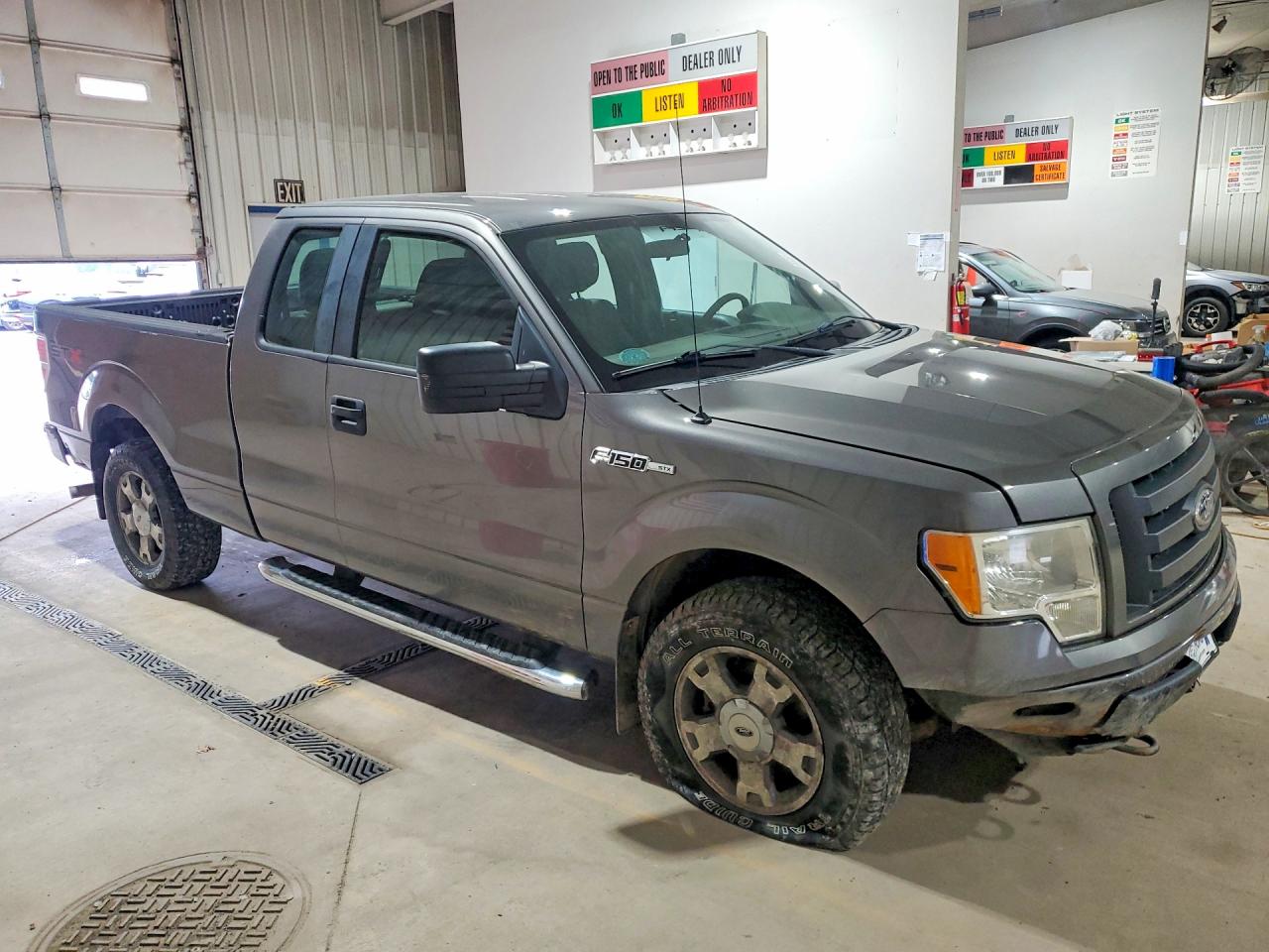 2010 Ford F150 Super Cab Gray vin: 1FTEX1EW7AFD70798