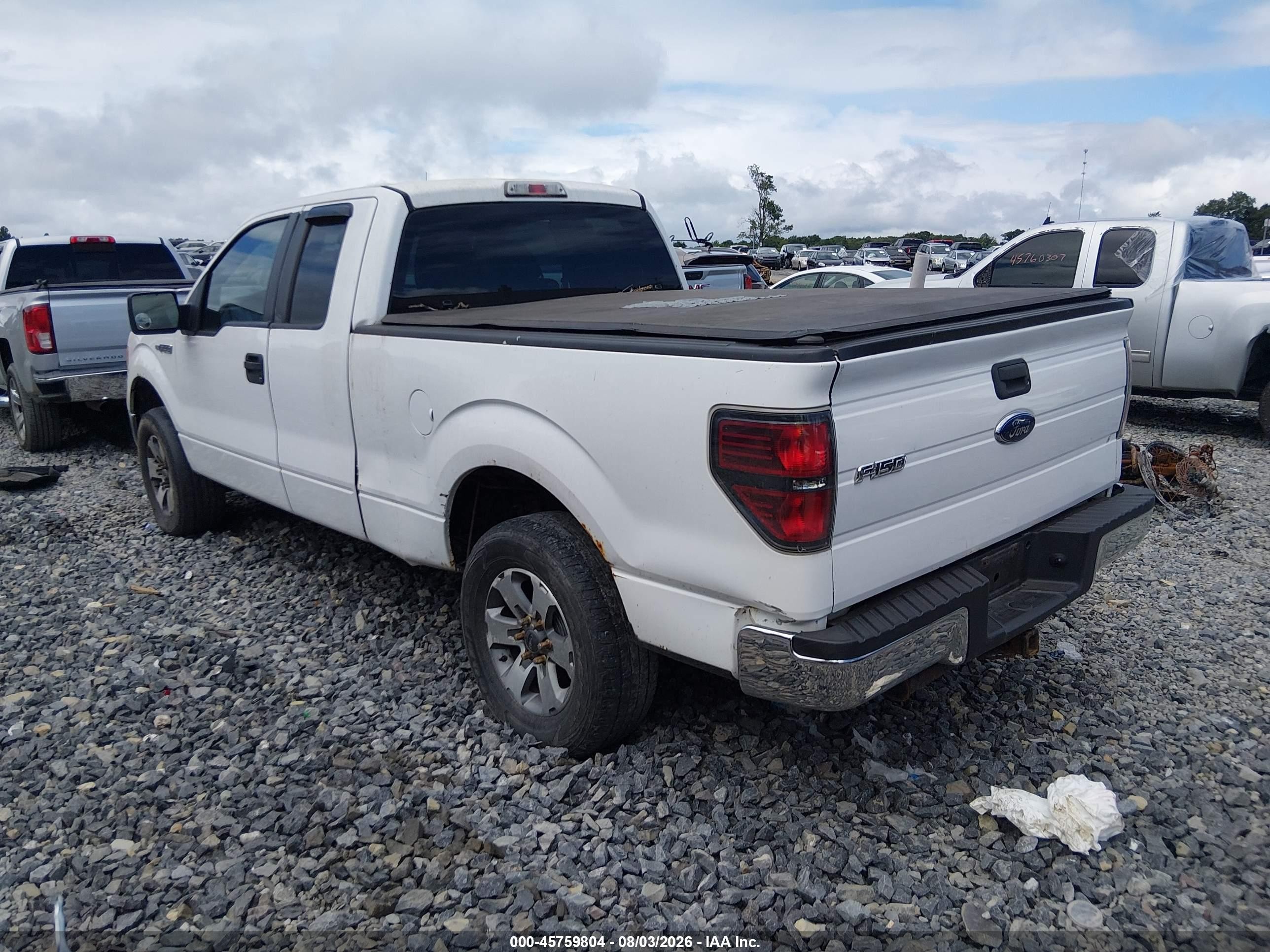 2010 Ford F-150 Stx/xl White vin: 1FTEX1EW8AFB04822